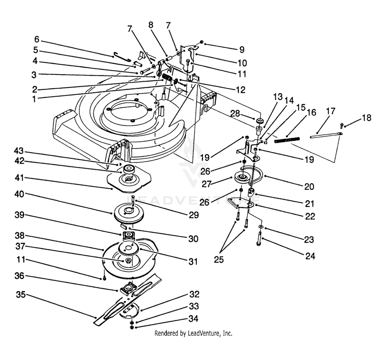 Blade Brake Clutch Assembly
