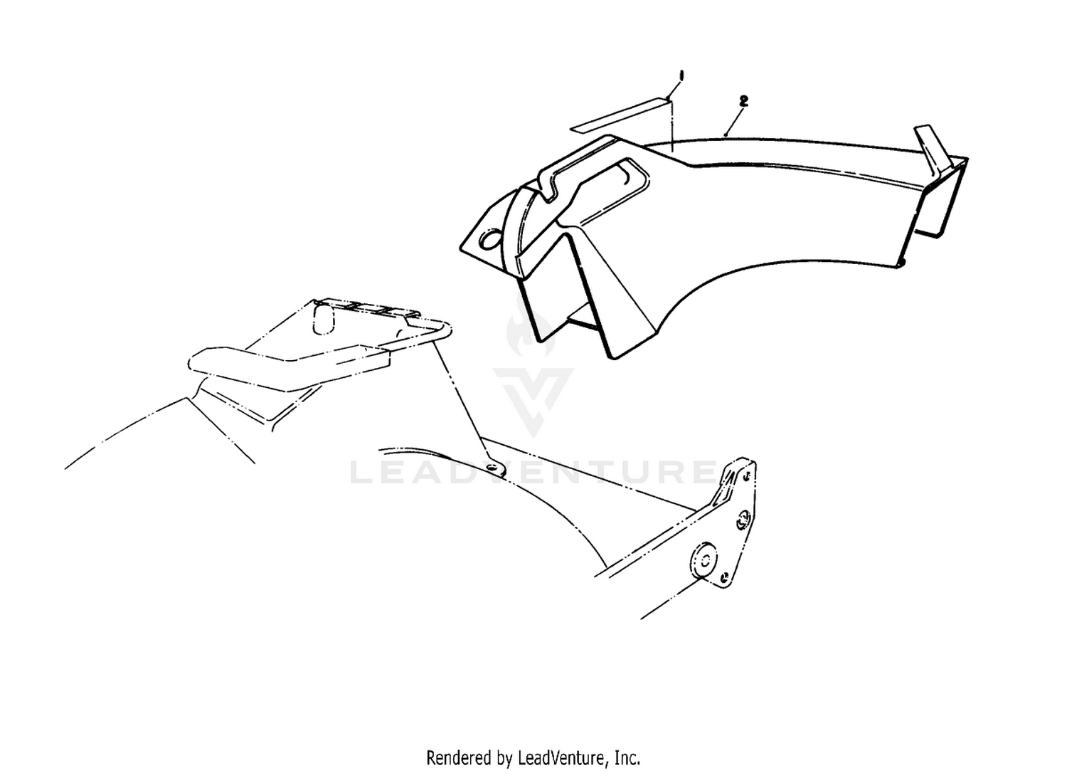 Side Discharge Chute Model No 59168 (optional)