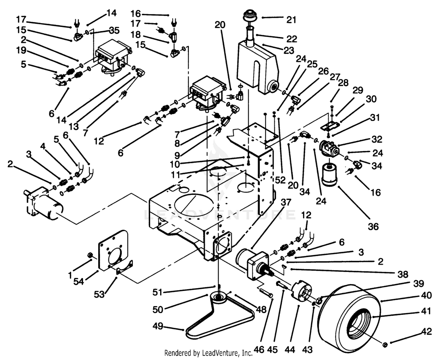 Wheel Assembly  Hydraulic Components