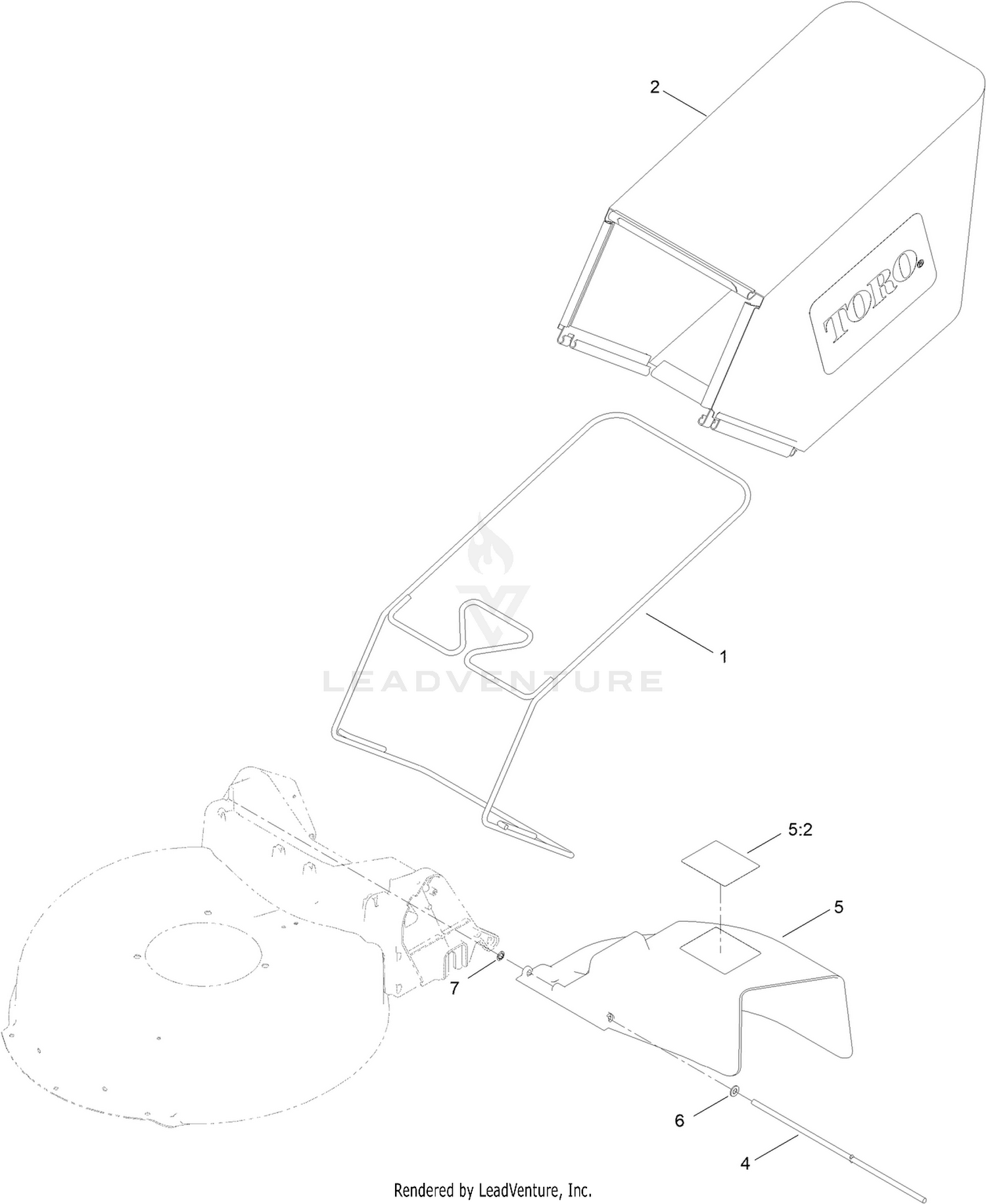 Bag and Chute Assembly