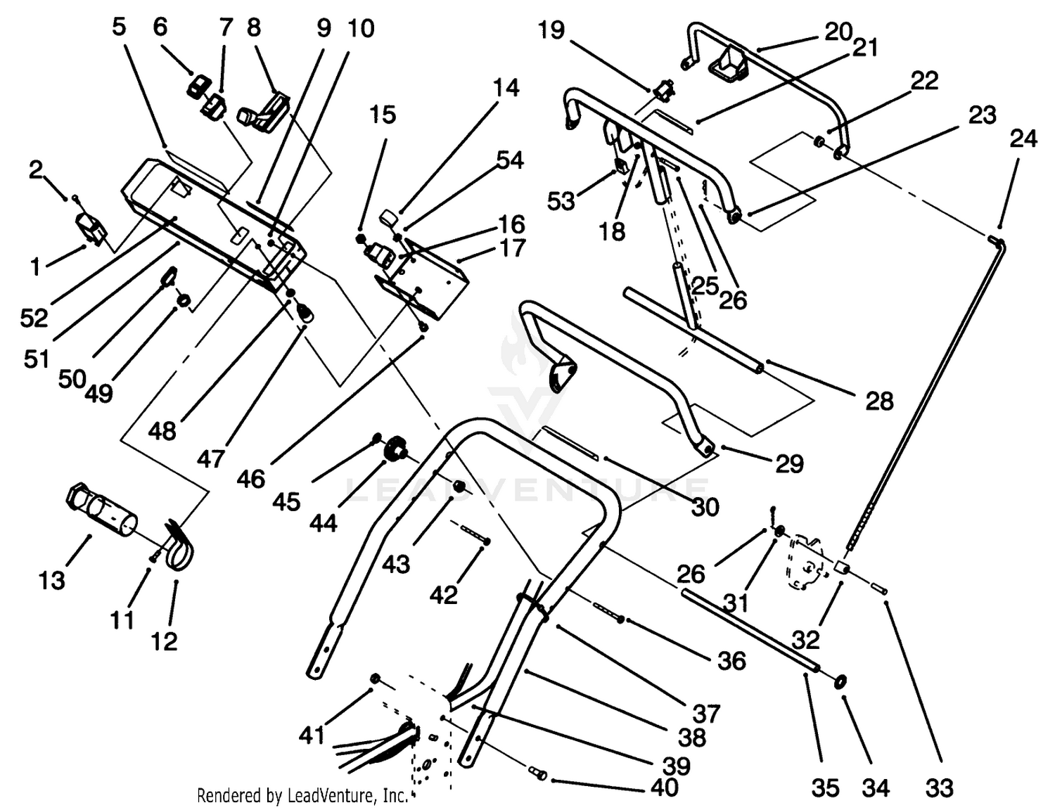 Handle/control Panel Assembly