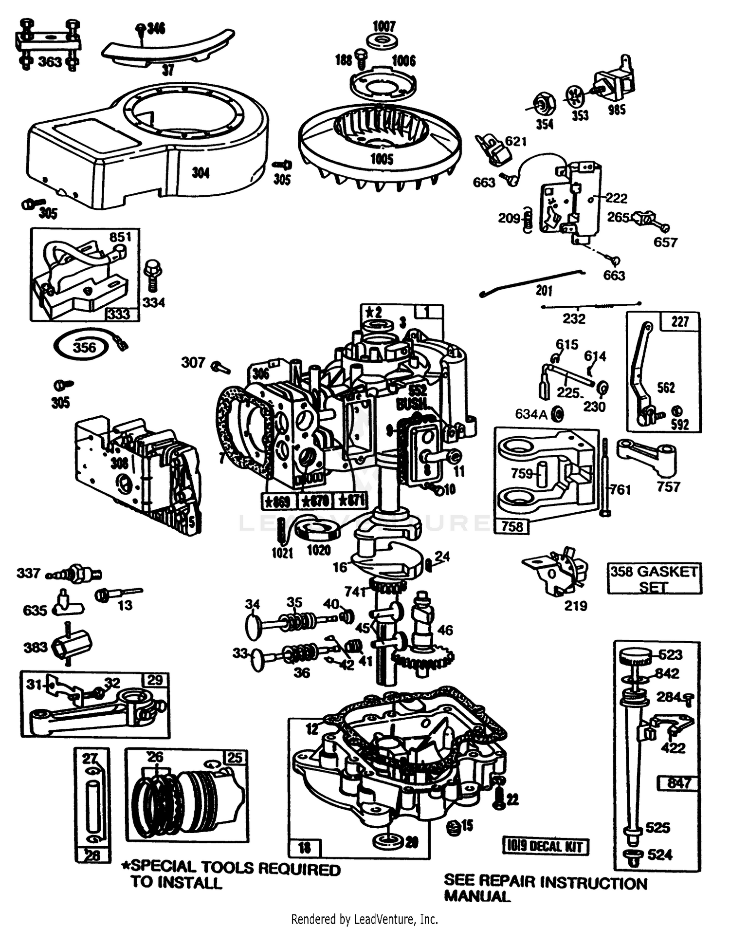 Briggs  Stratton Model No. 281706-0186-01