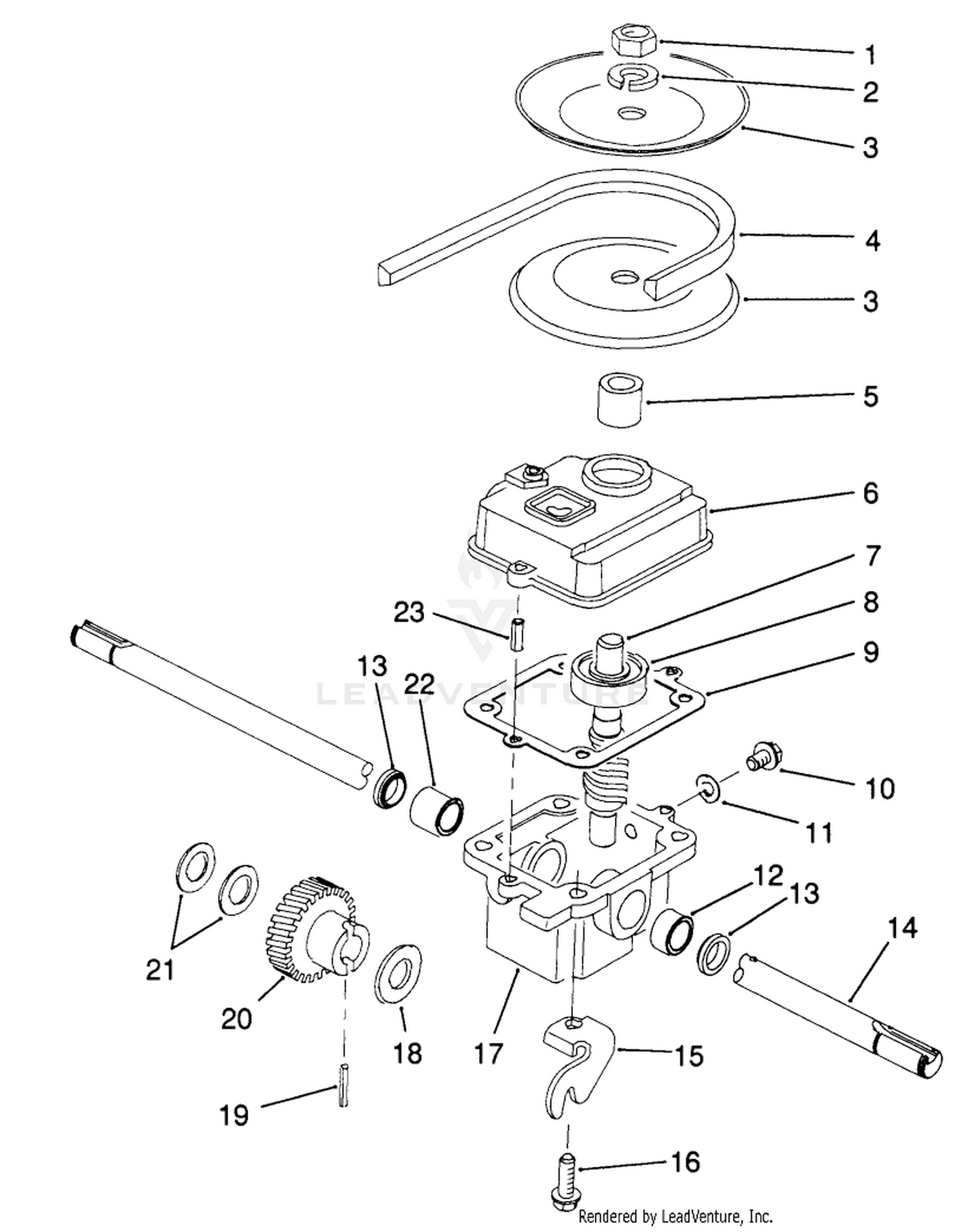Gearbox Assembly No. 71-8250 (model No. 20906b Only)