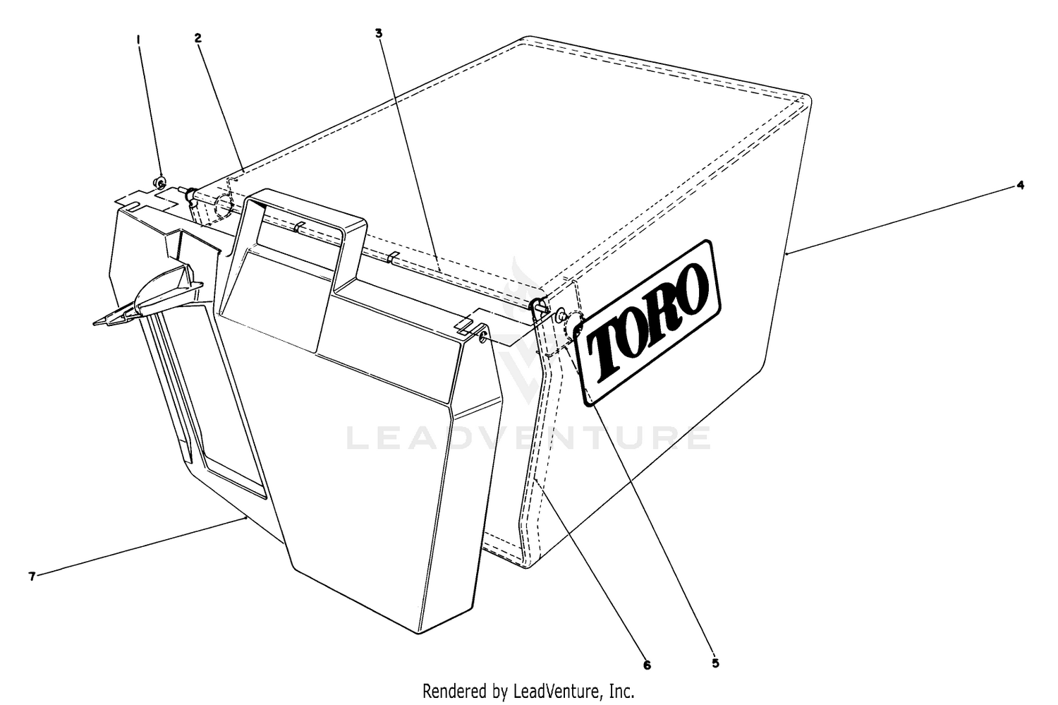GRASS BAG ASSEMBLY NO. 11-0159
