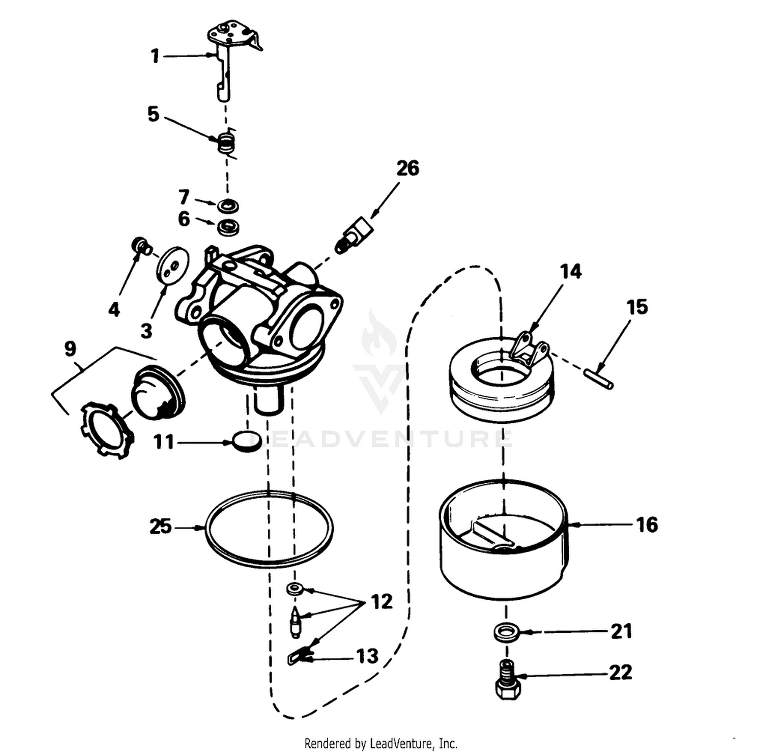 Carburetor No. 632098