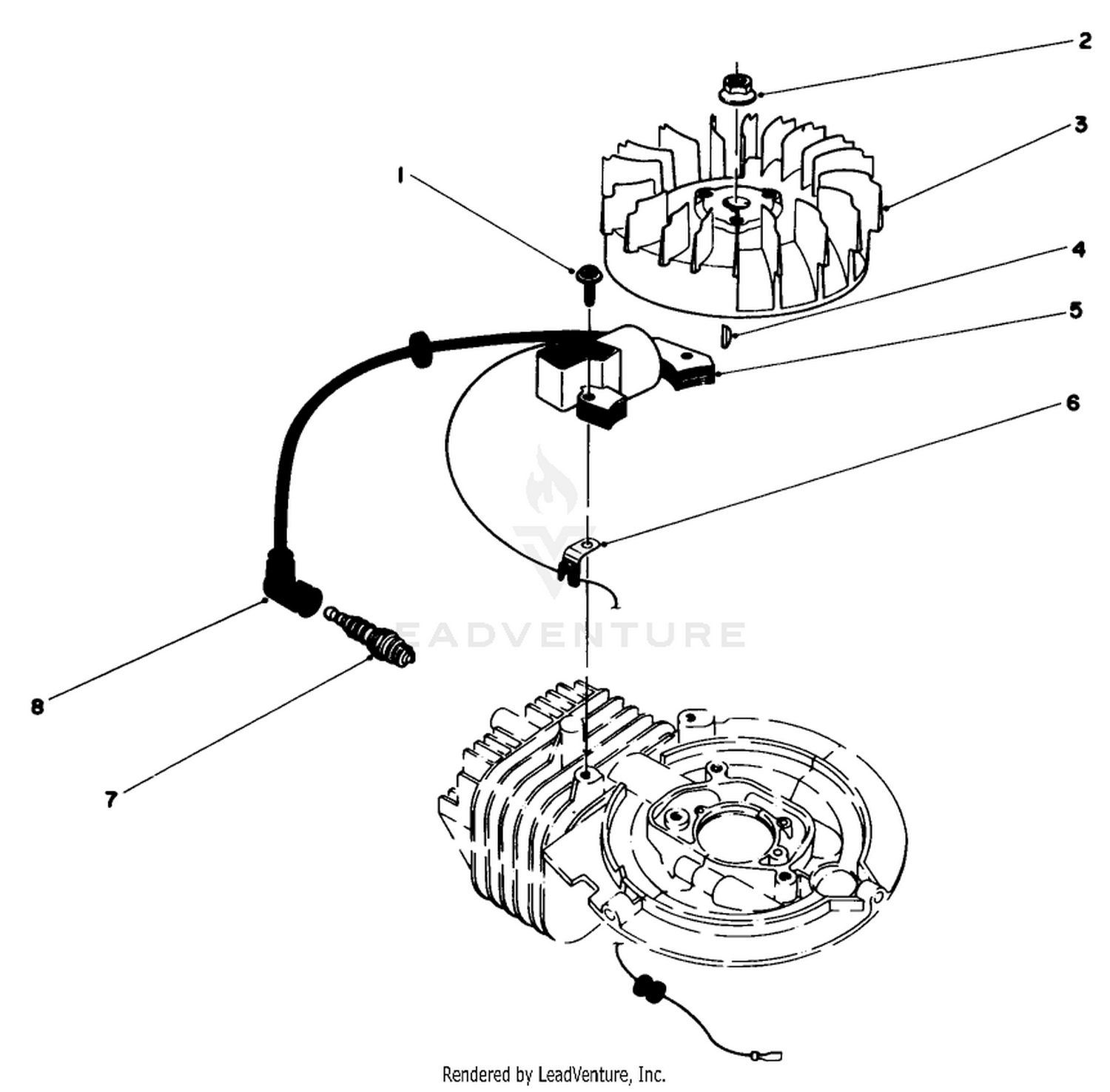 Flywheel  Magneto Assembly