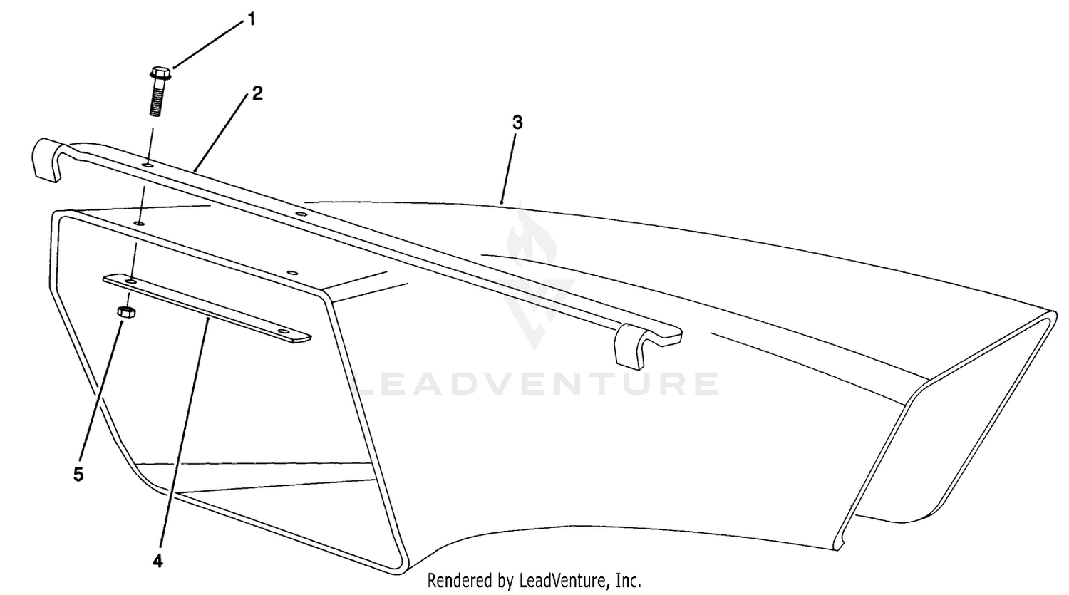 Side Discharge Chute Model No. 59112 (optional)