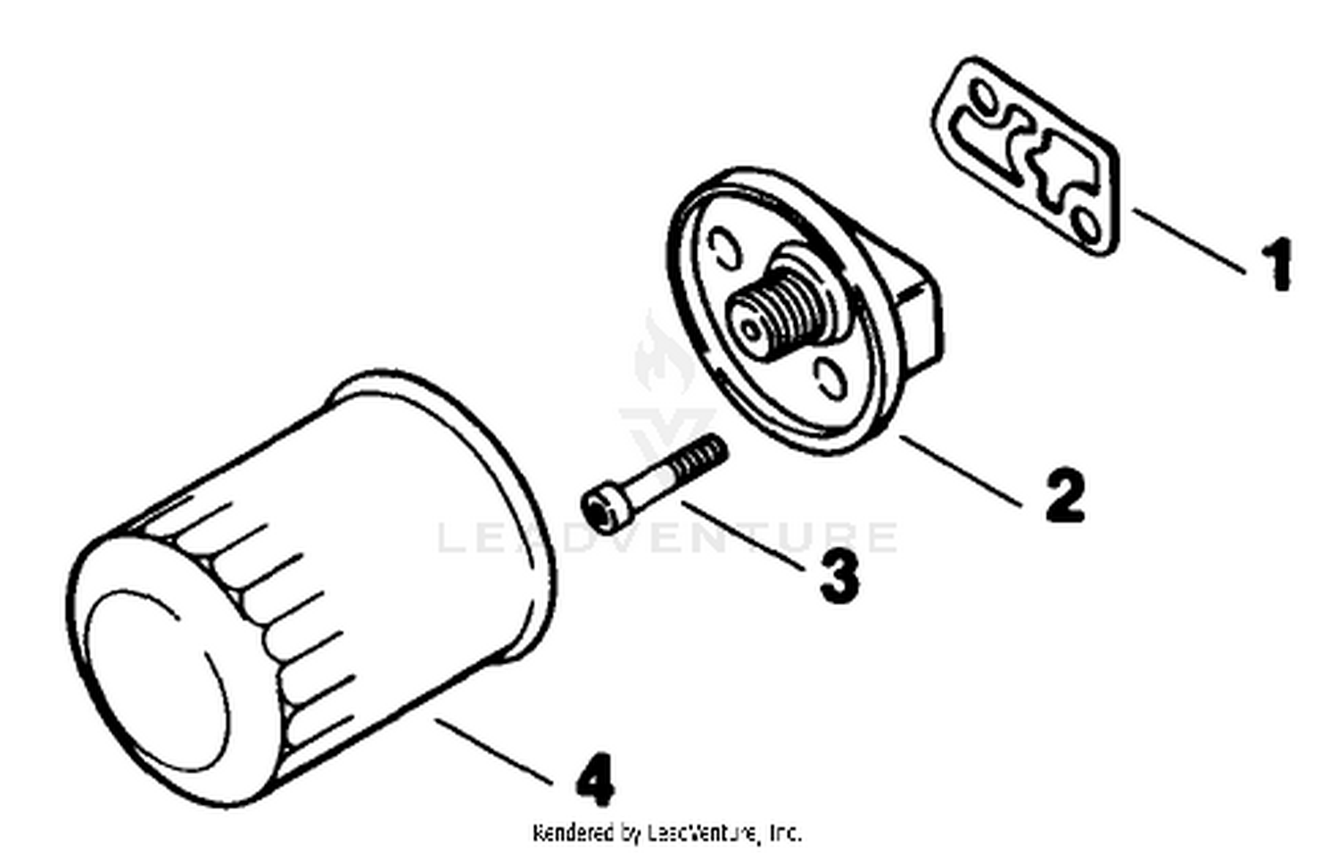 Oil Filter-Engine Model No. Mv16s-Type 56519
