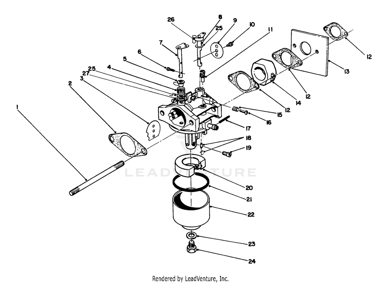 Carburetor Assembly (model No. 47pn2-3)