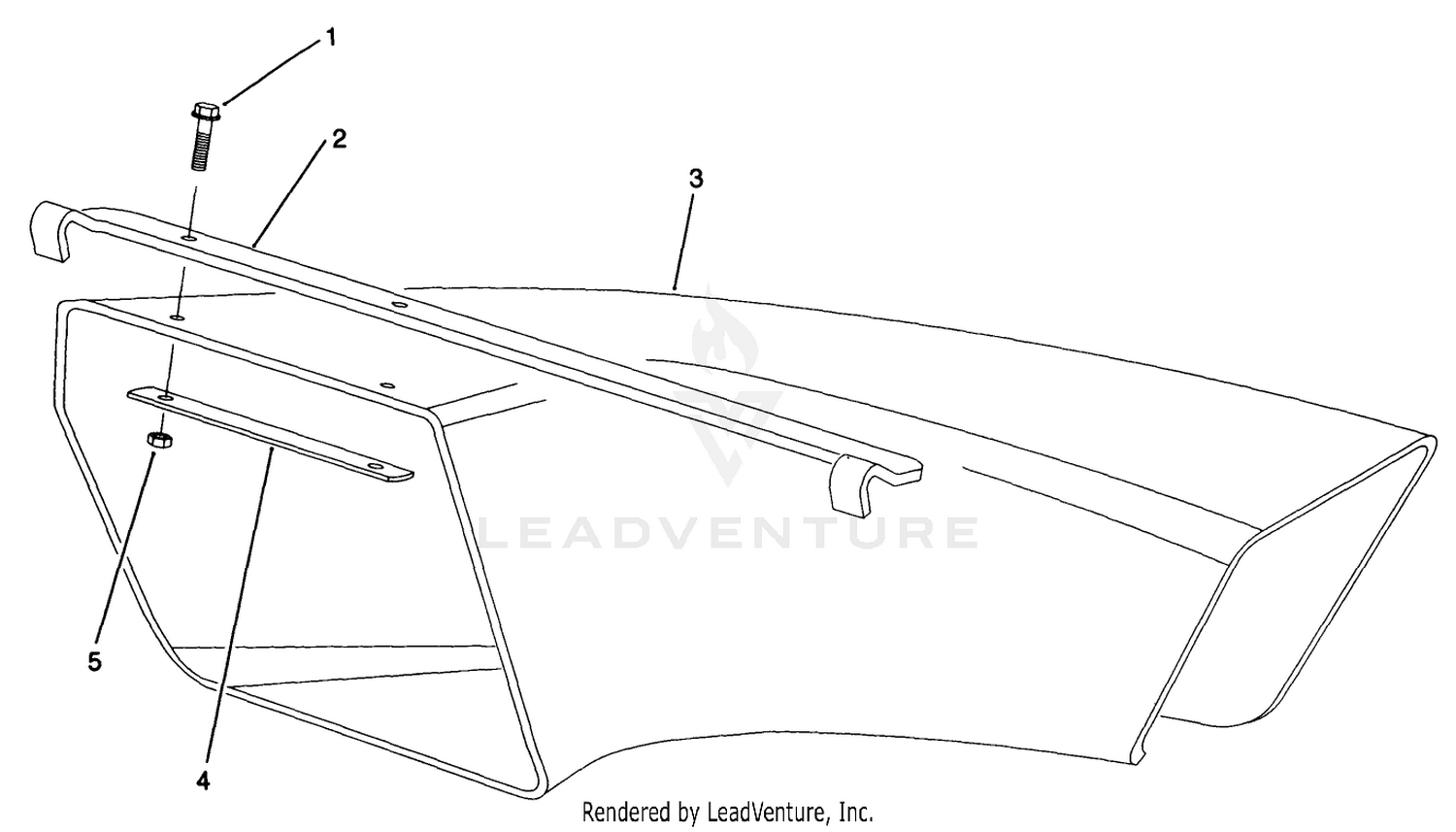 Side Discharge Chute Model No. 59112 (optional)
