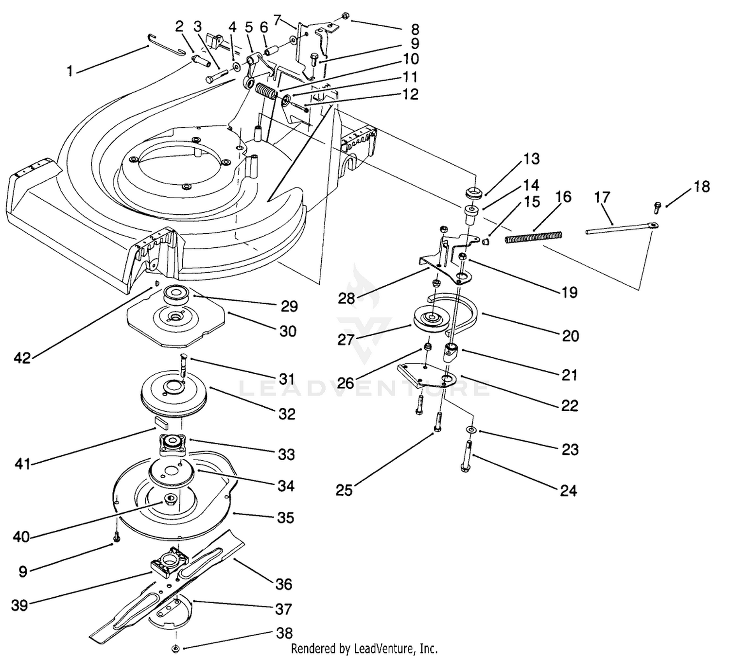 Blade Brake Clutch Assembly