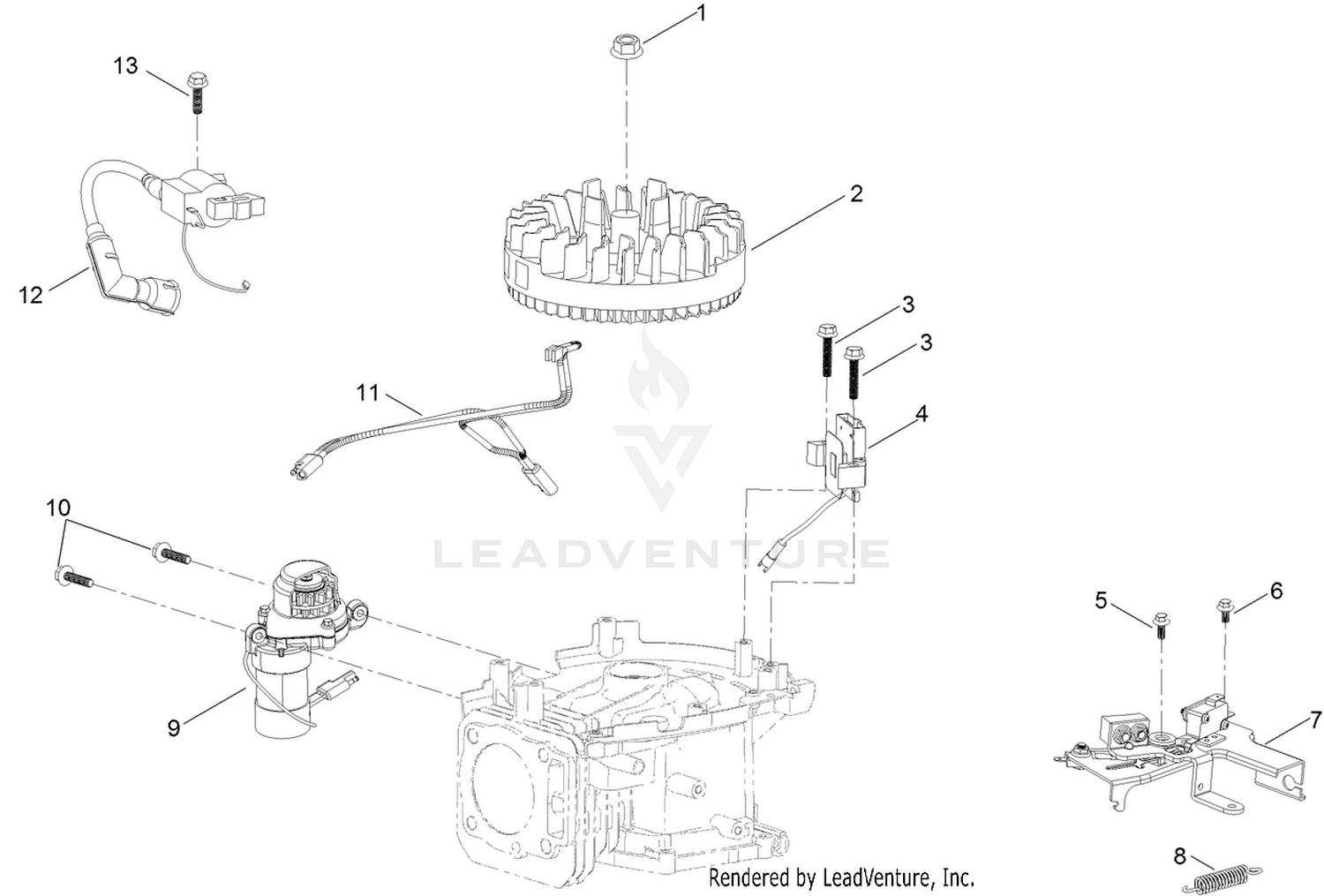 Ignition and Electrical Assembly