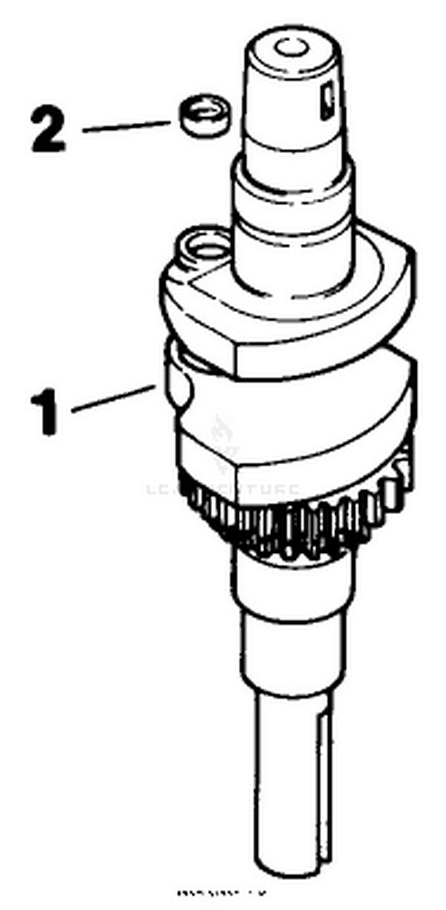 Crankshaft-Engine Kohler Model No. Cv14 T-1412