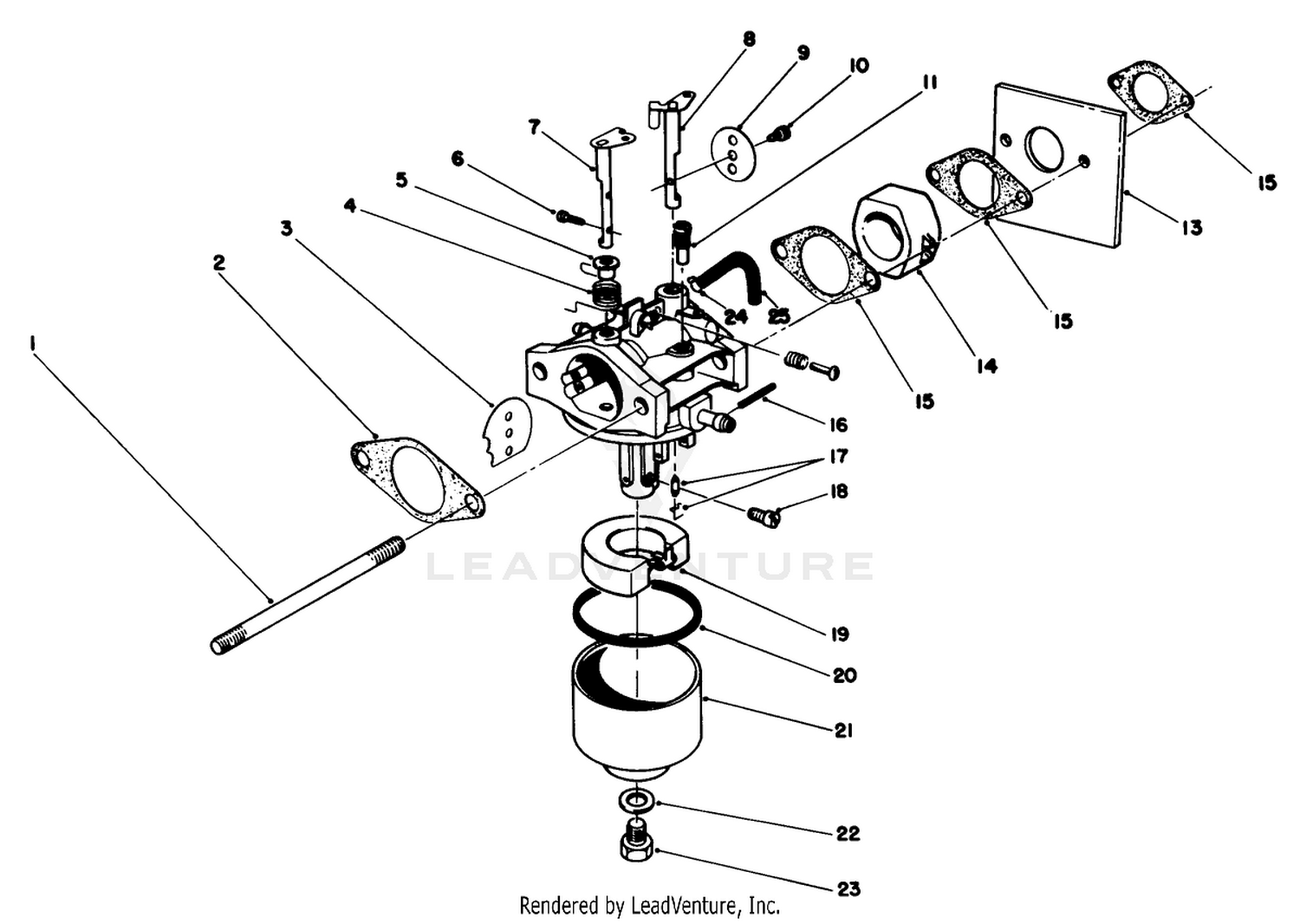 Carburetor Assembly (model No. 47pm1-1)