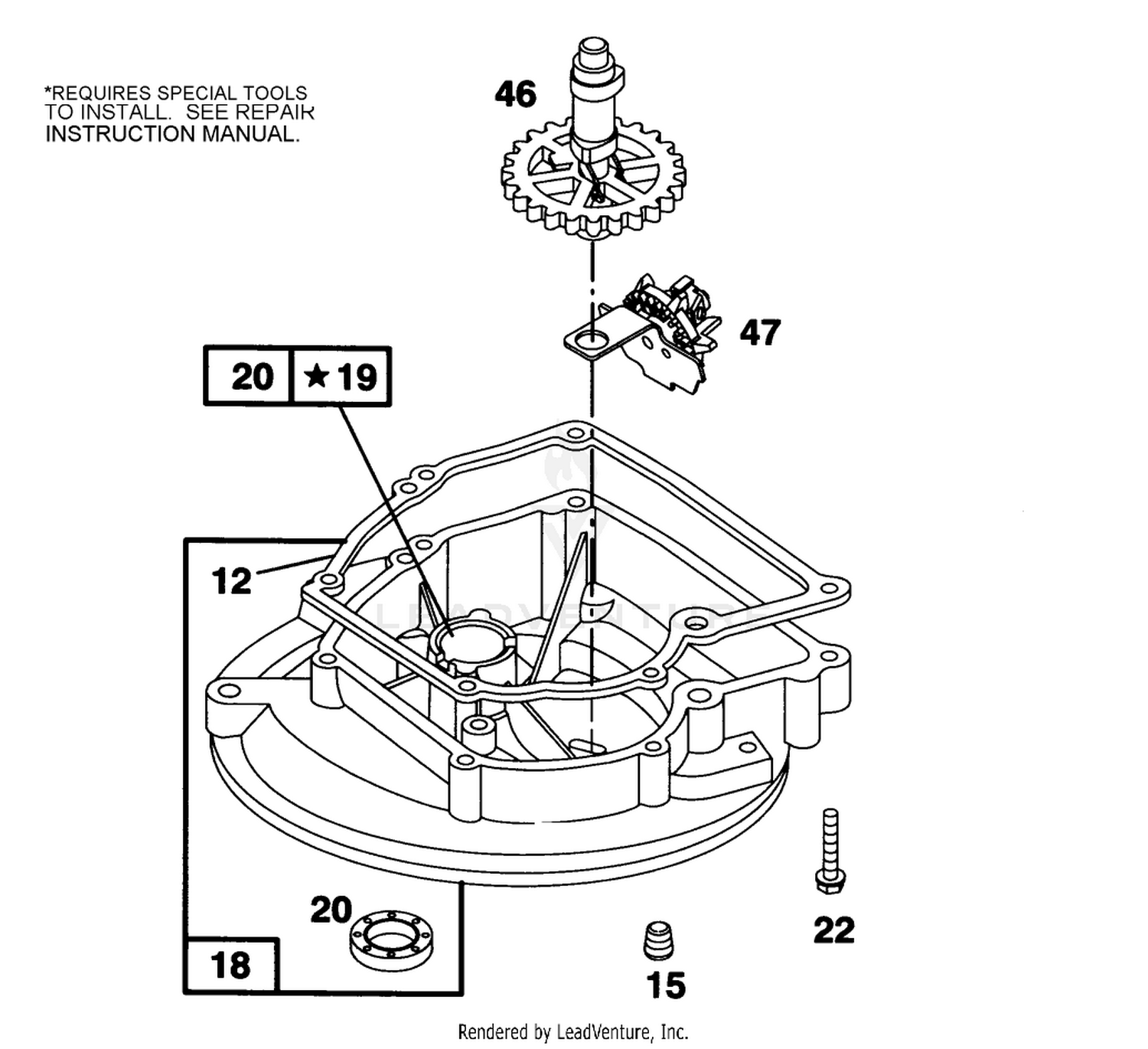Engine Briggs  Stratton Model 95902-3153-01 3