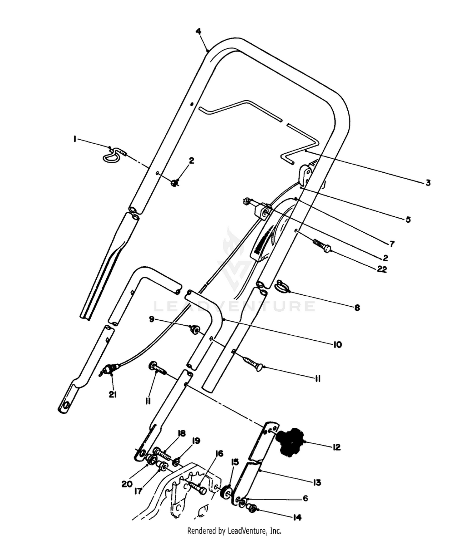 Handle  Throttle Control Assembly