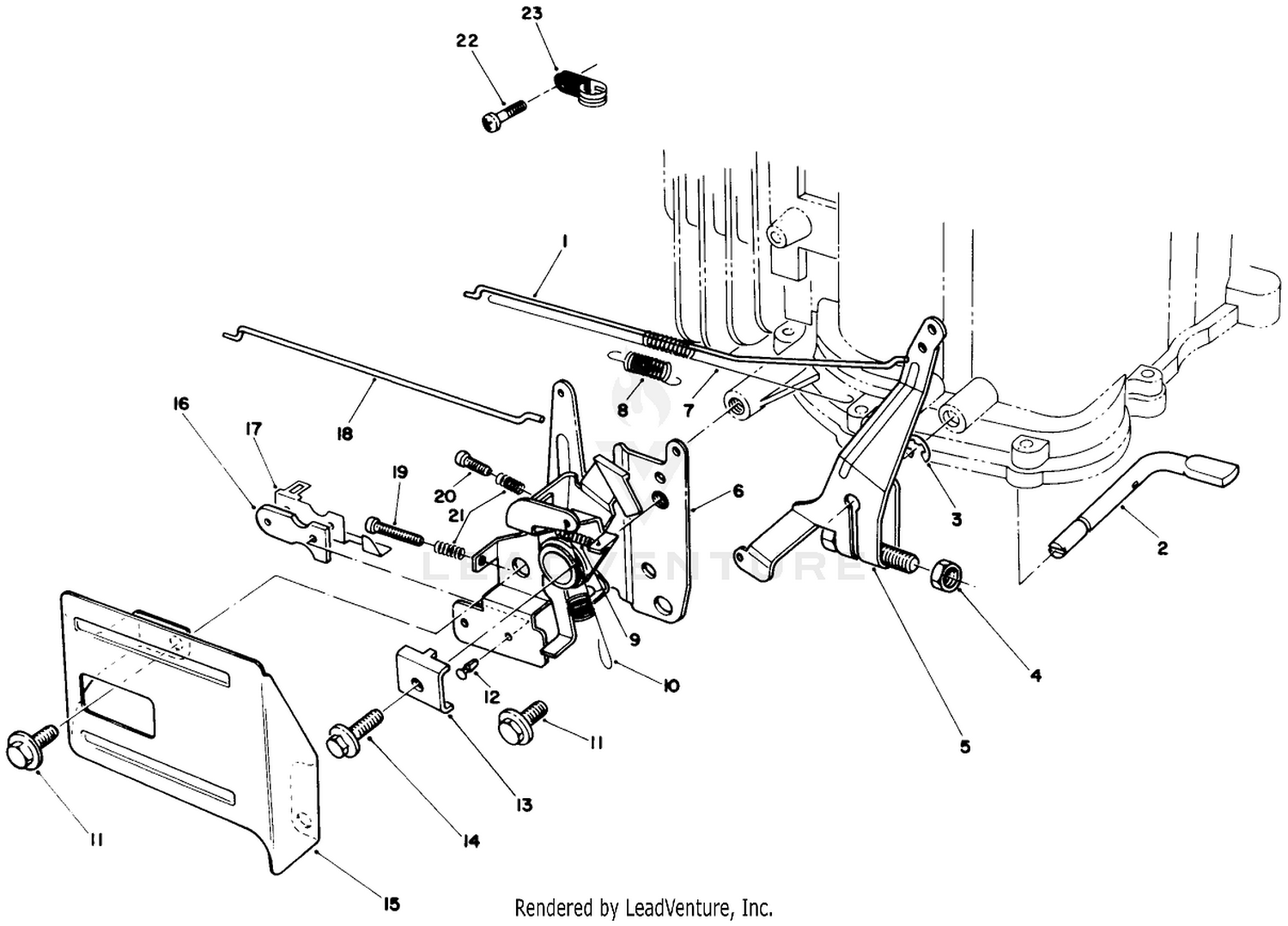Governor Assembly (engine Model No. Vmk9-2)