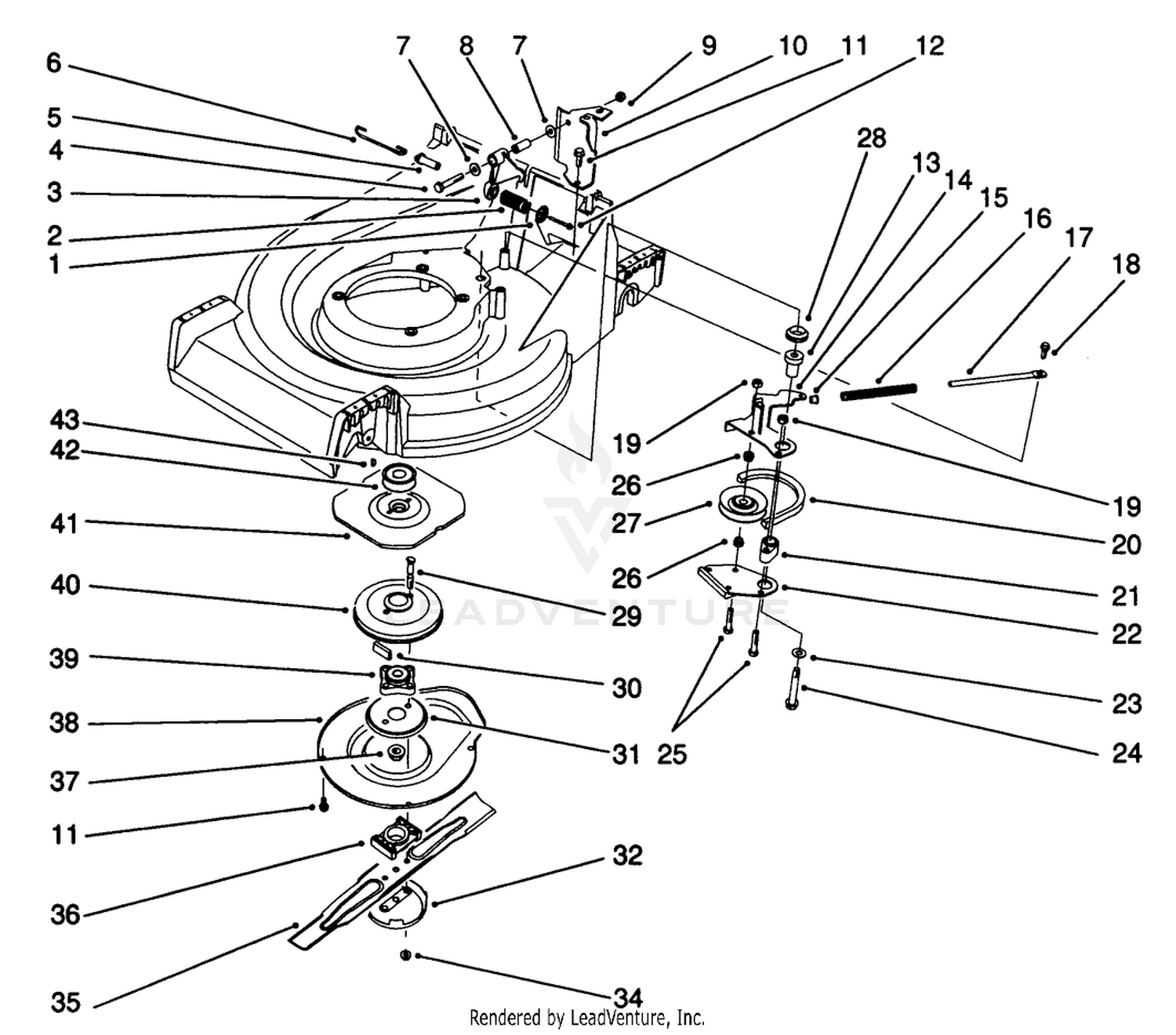Blade Brake Clutch Assembly