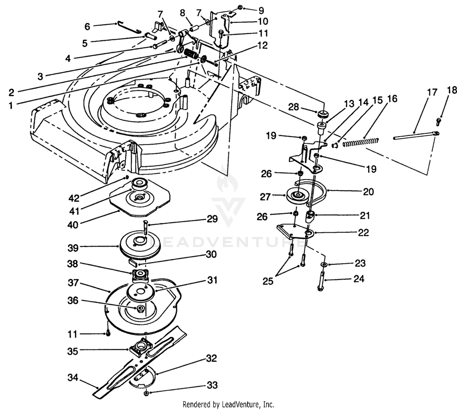 Blade Brake Clutch Assembly
