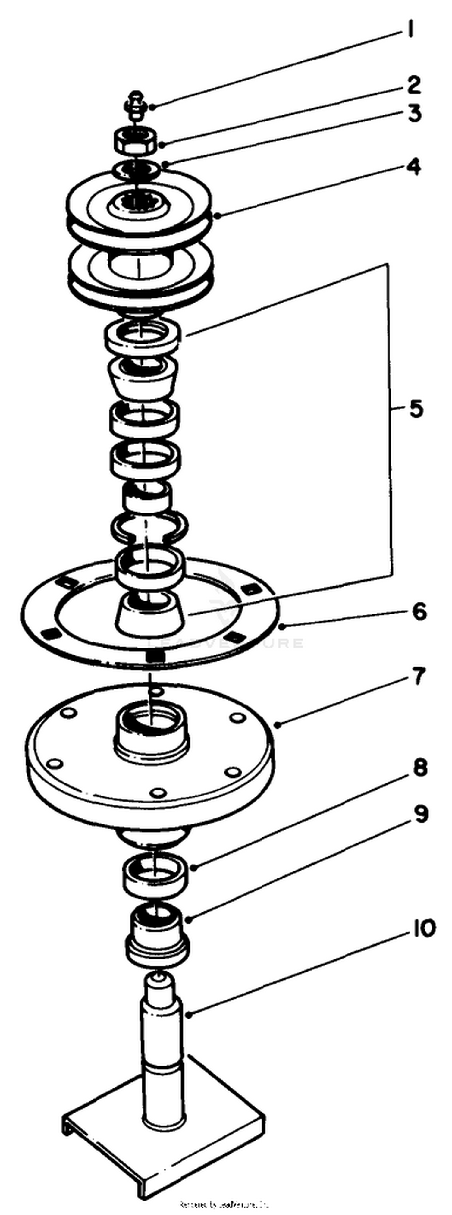 Drive Spindle No. 54-7780 Model 30136