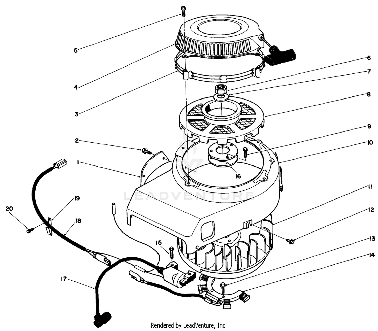 Recoil and Flywheel Assembly