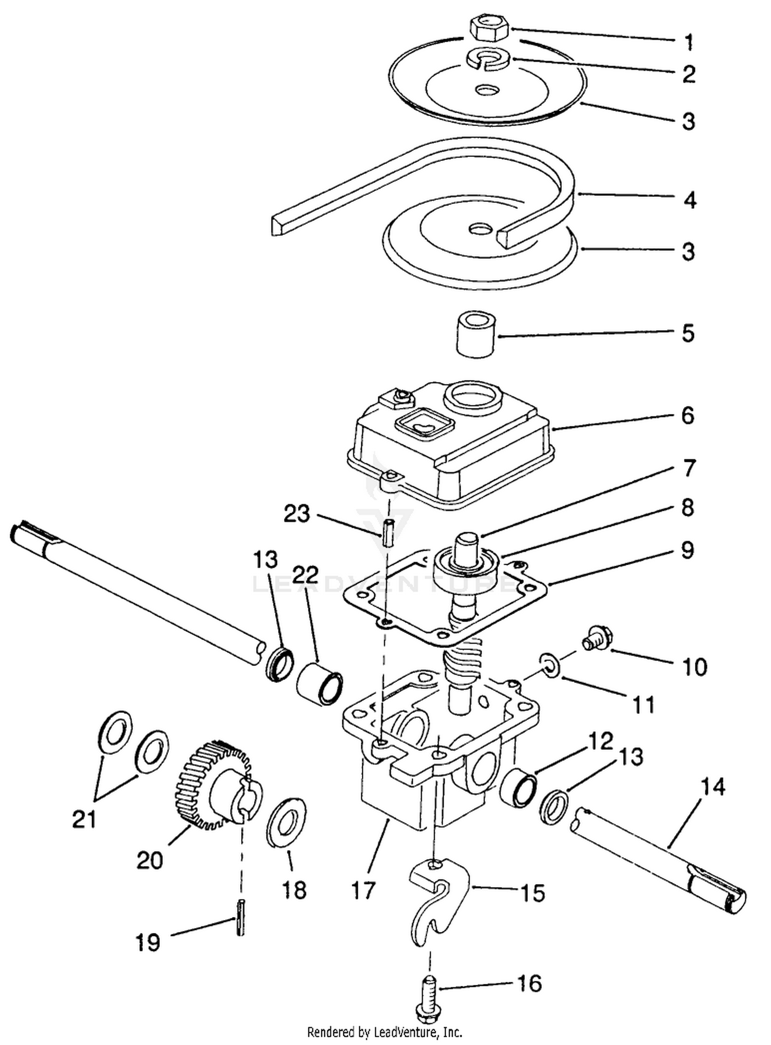 Gearbox Assembly No. 71-8250 (model No. 20905 Only)