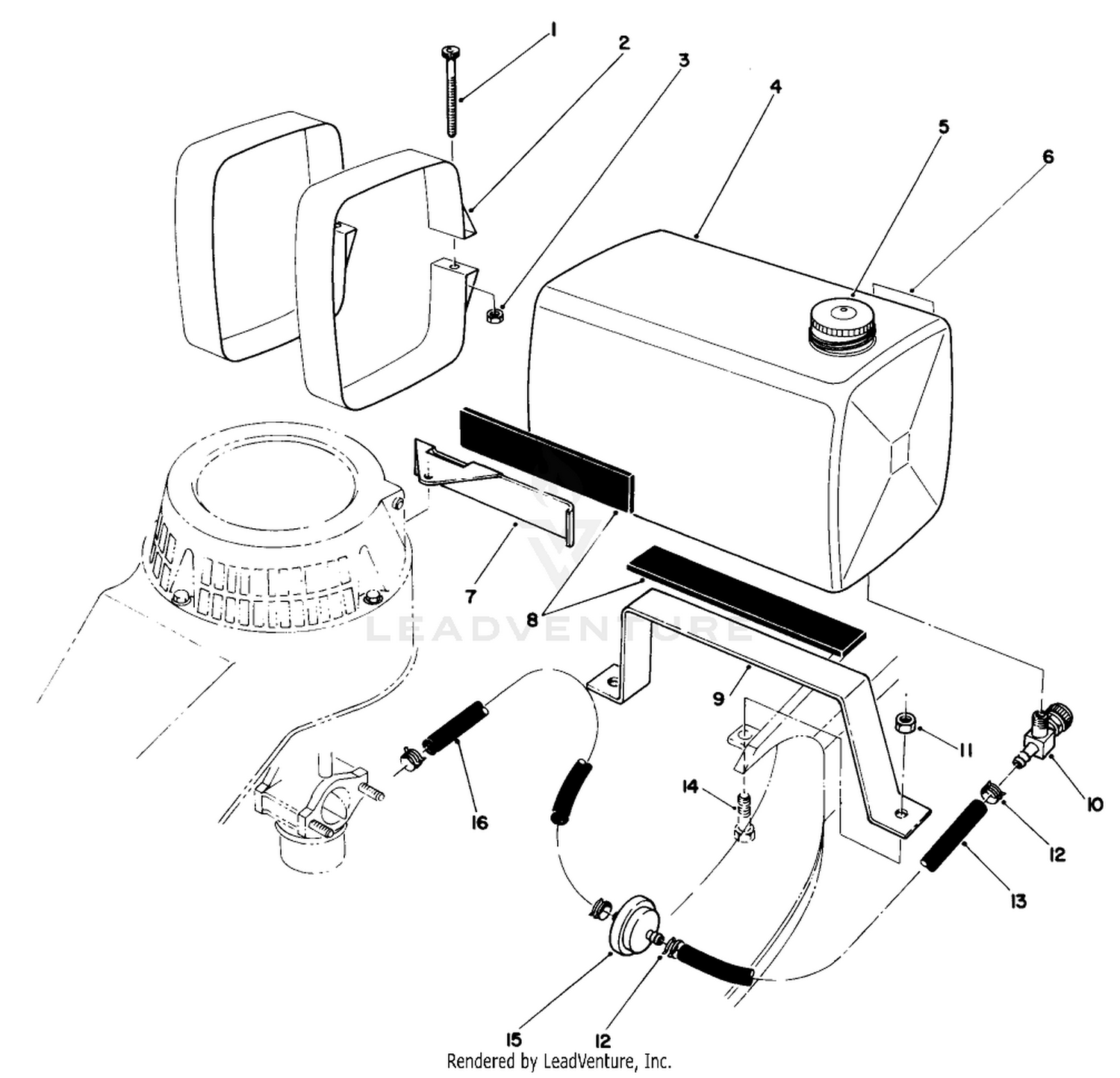 GAS TANK ASSEMBLY