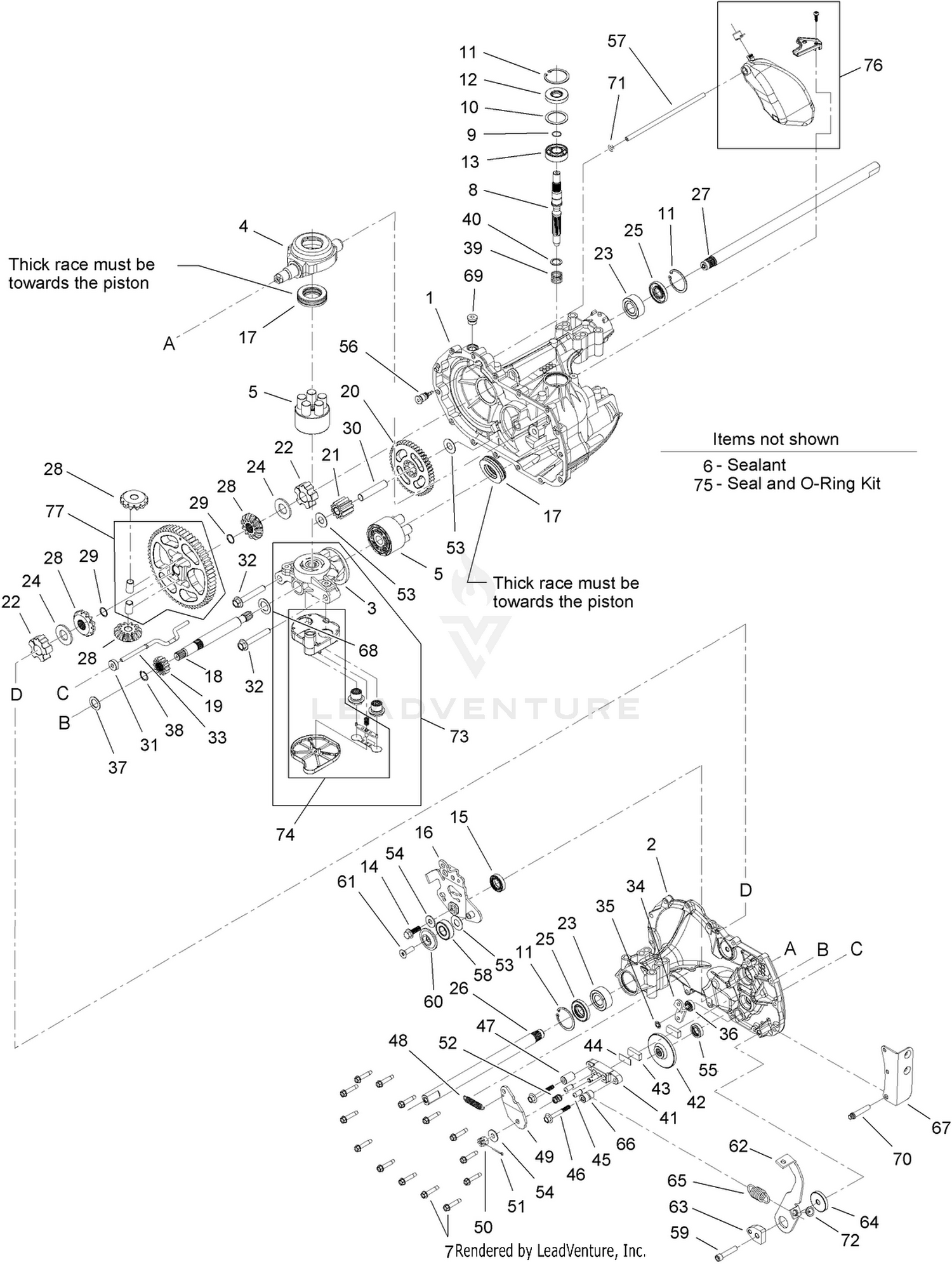 Transmission Assembly No. 112-6019