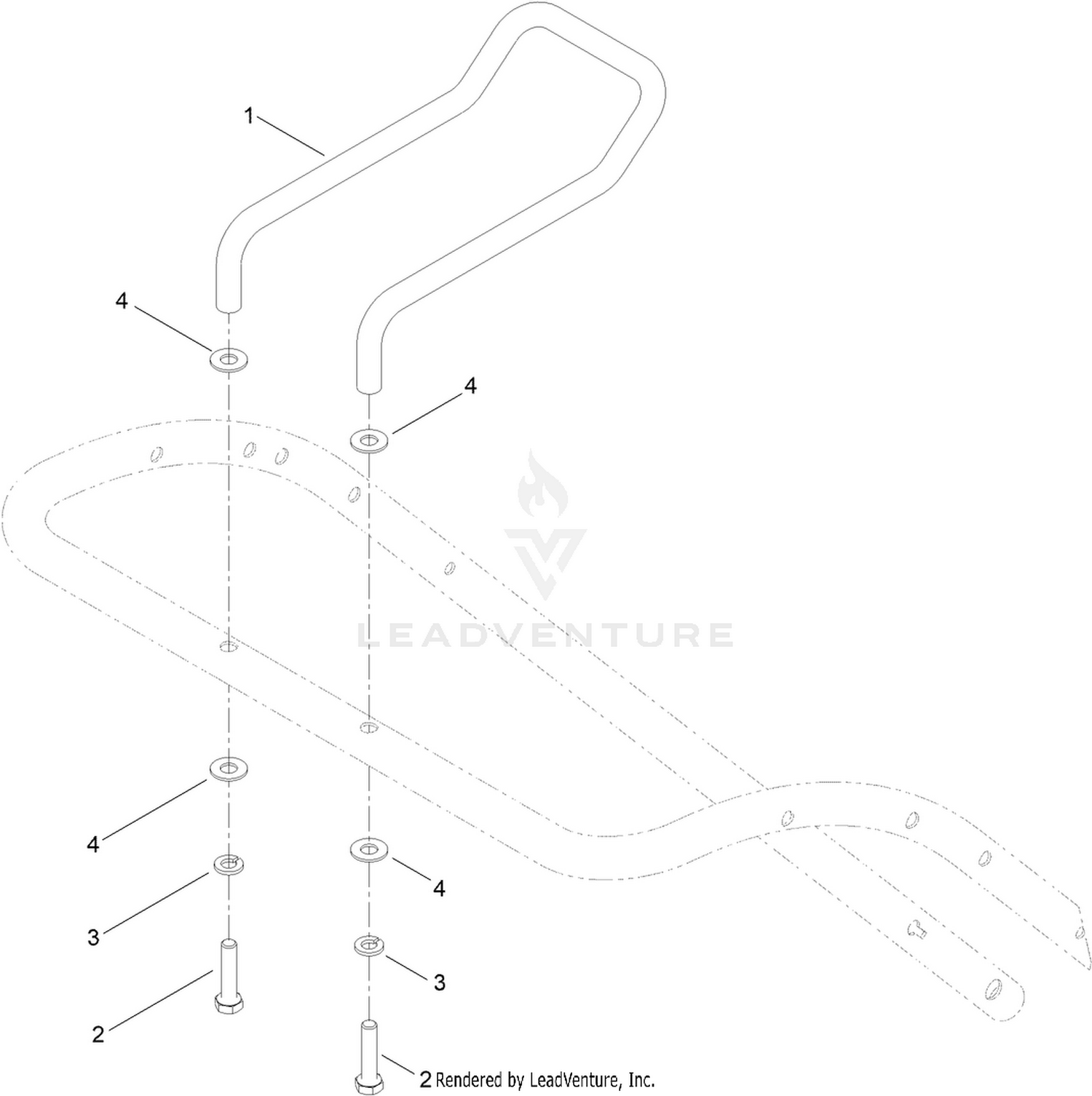 Traction Assist Handle Kit  Assembly No. 144-6377