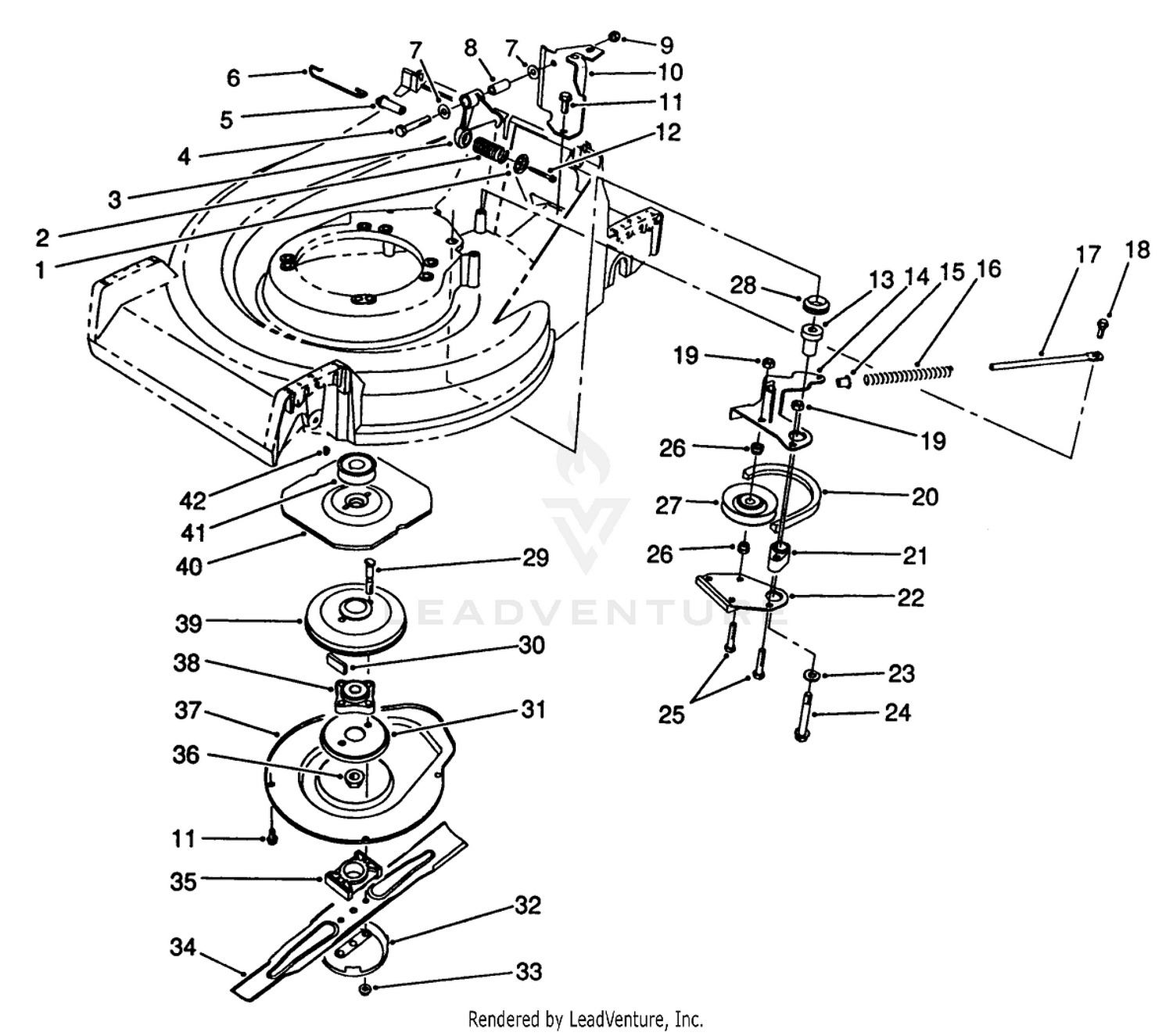 Blade Brake Clutch Assembly