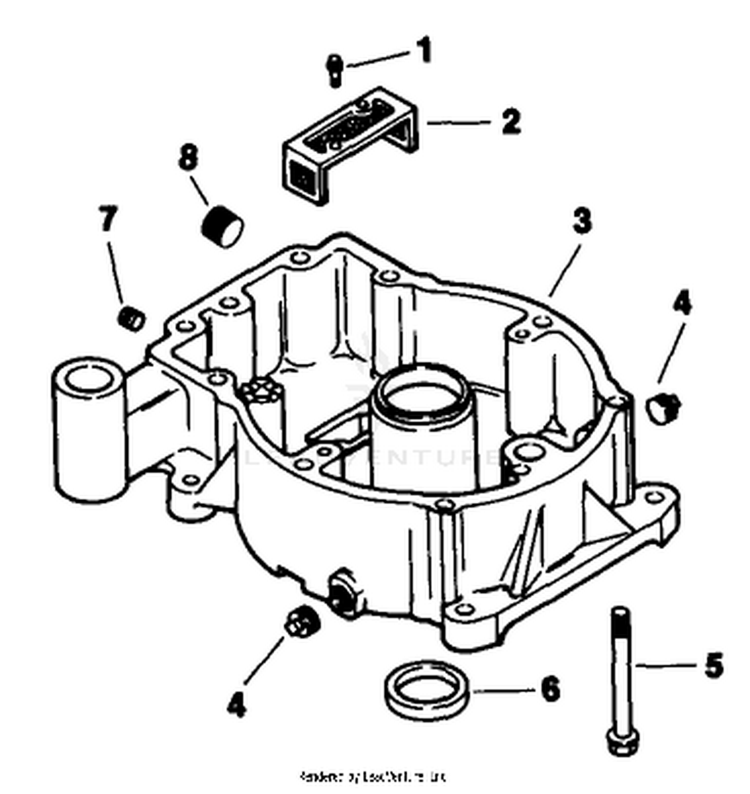 Oil Pan-Engine Model No. Mv16s-Type 56519