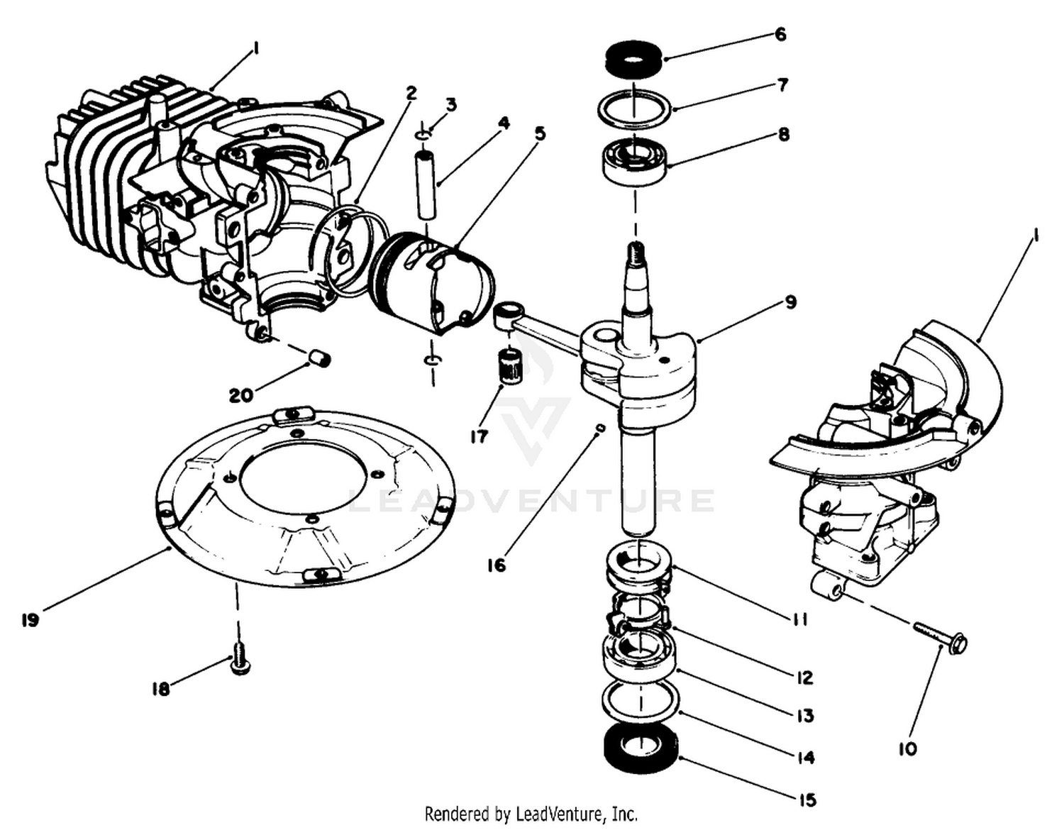 Engine Assembly Model No. 47ph7