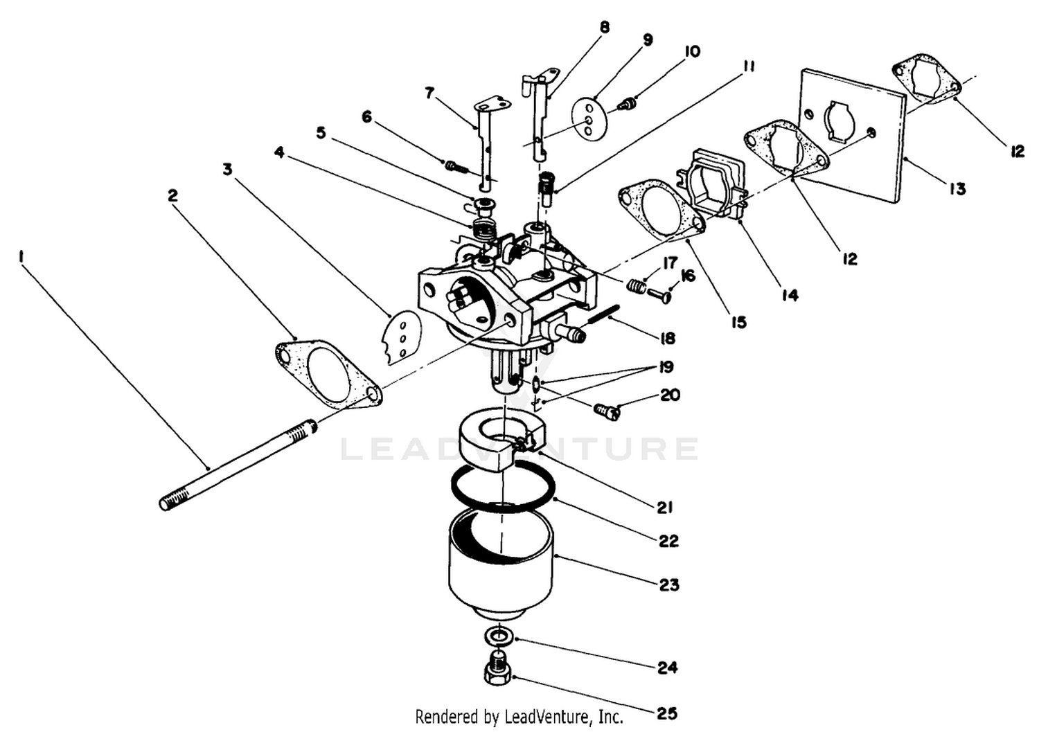 Engine Assembly Model No. 47ph7 3