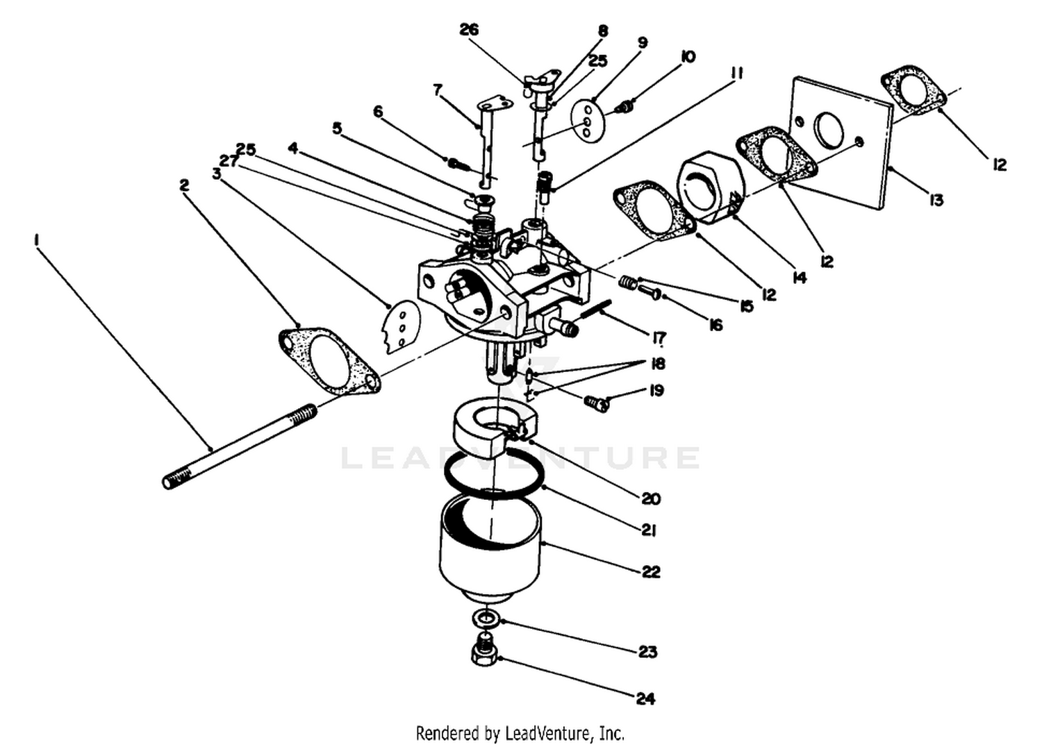 Carburetor Assembly (model No. 47pn2-3)