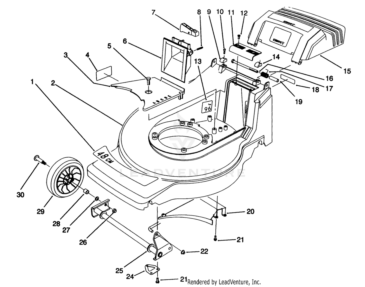 Housing Assembly (model No. 20911b)