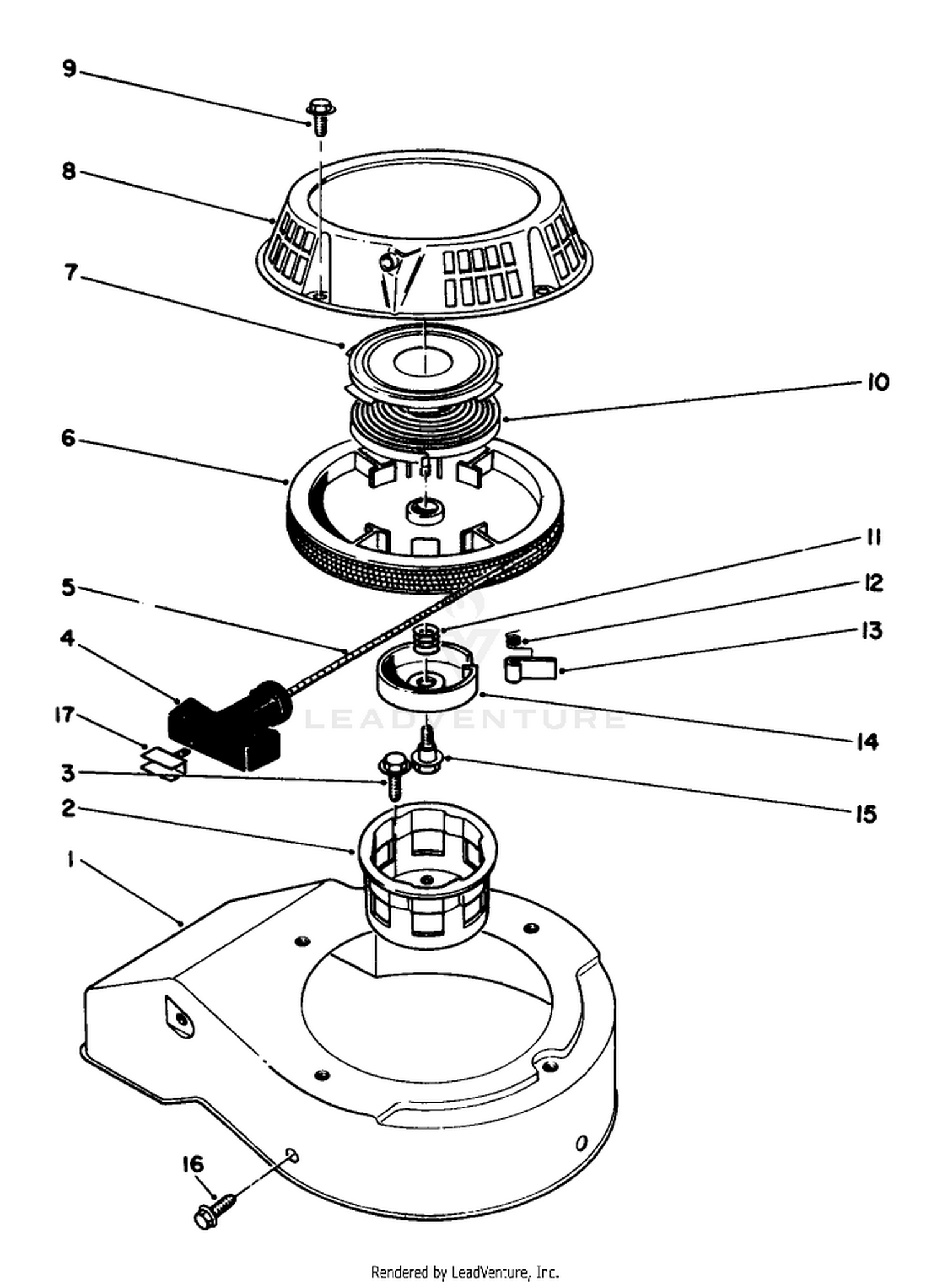 Recoil Assembly (model No. 47pl0-3)