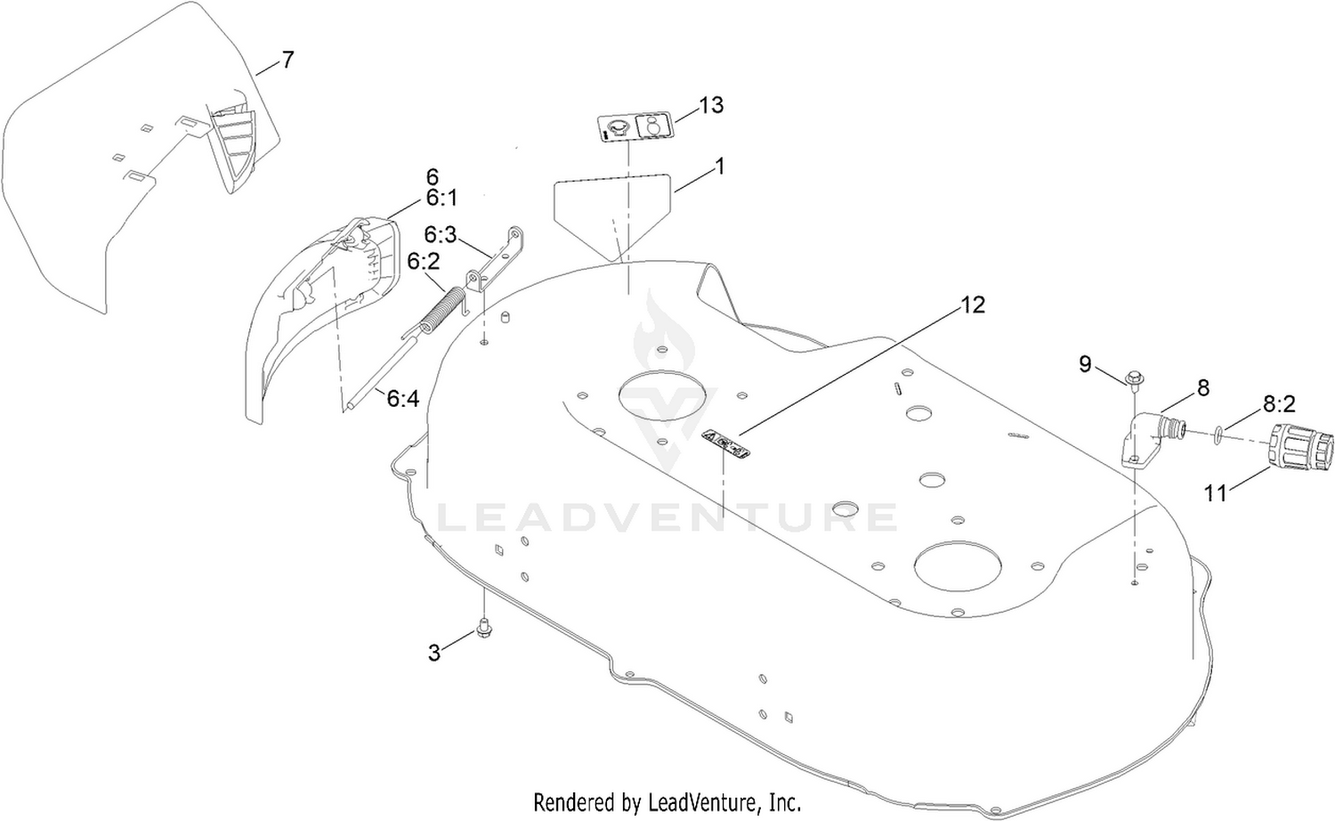 Side Discharge Chute Assembly