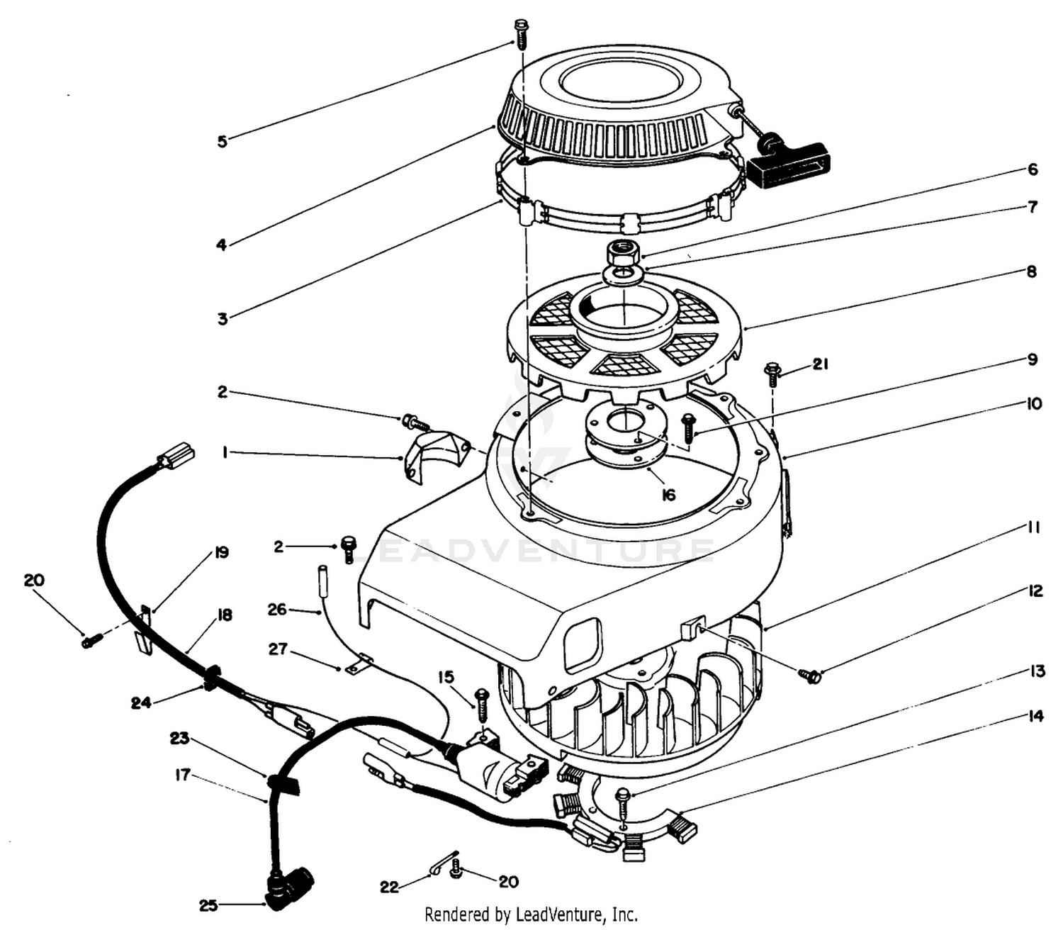 Recoil  Flywheel Assembly