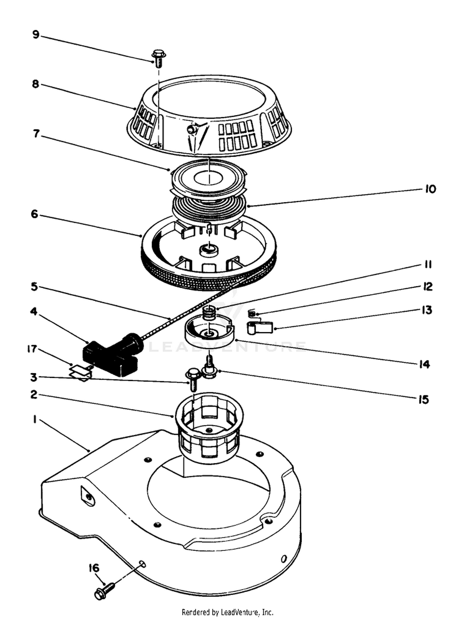 Recoil Assembly (model No. 47pl0-3)
