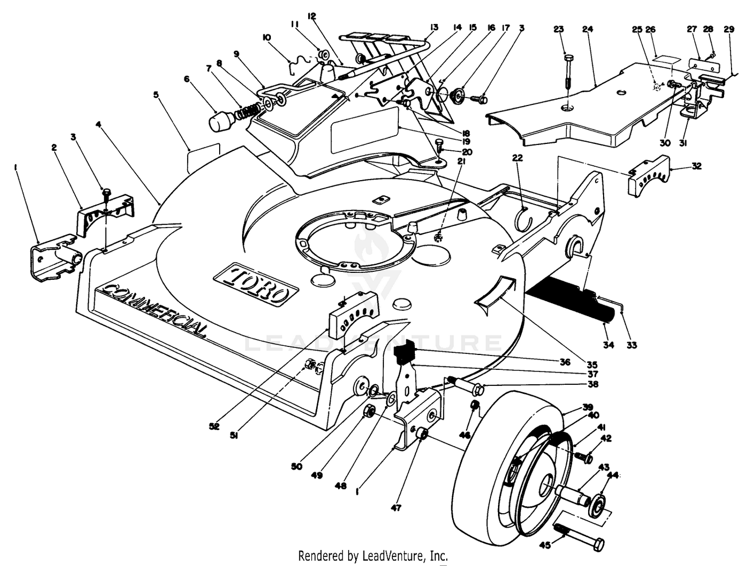 HOUSING ASSEMBLY (MODEL NO. 22621)