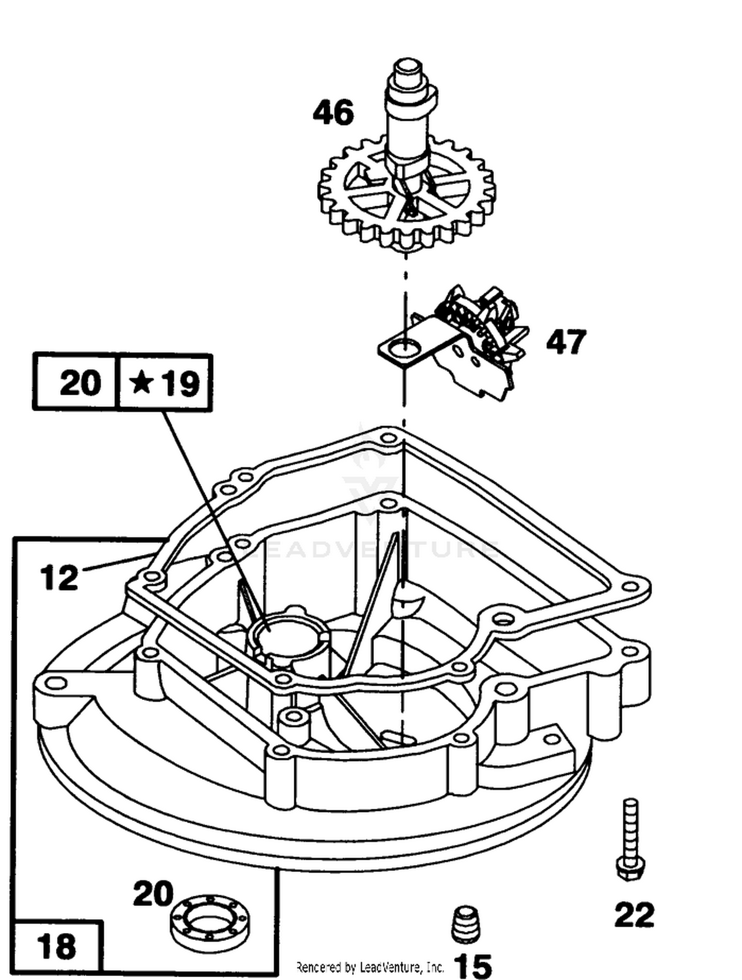 Engine Briggs  Stratton Model 95902-3154-01 3
