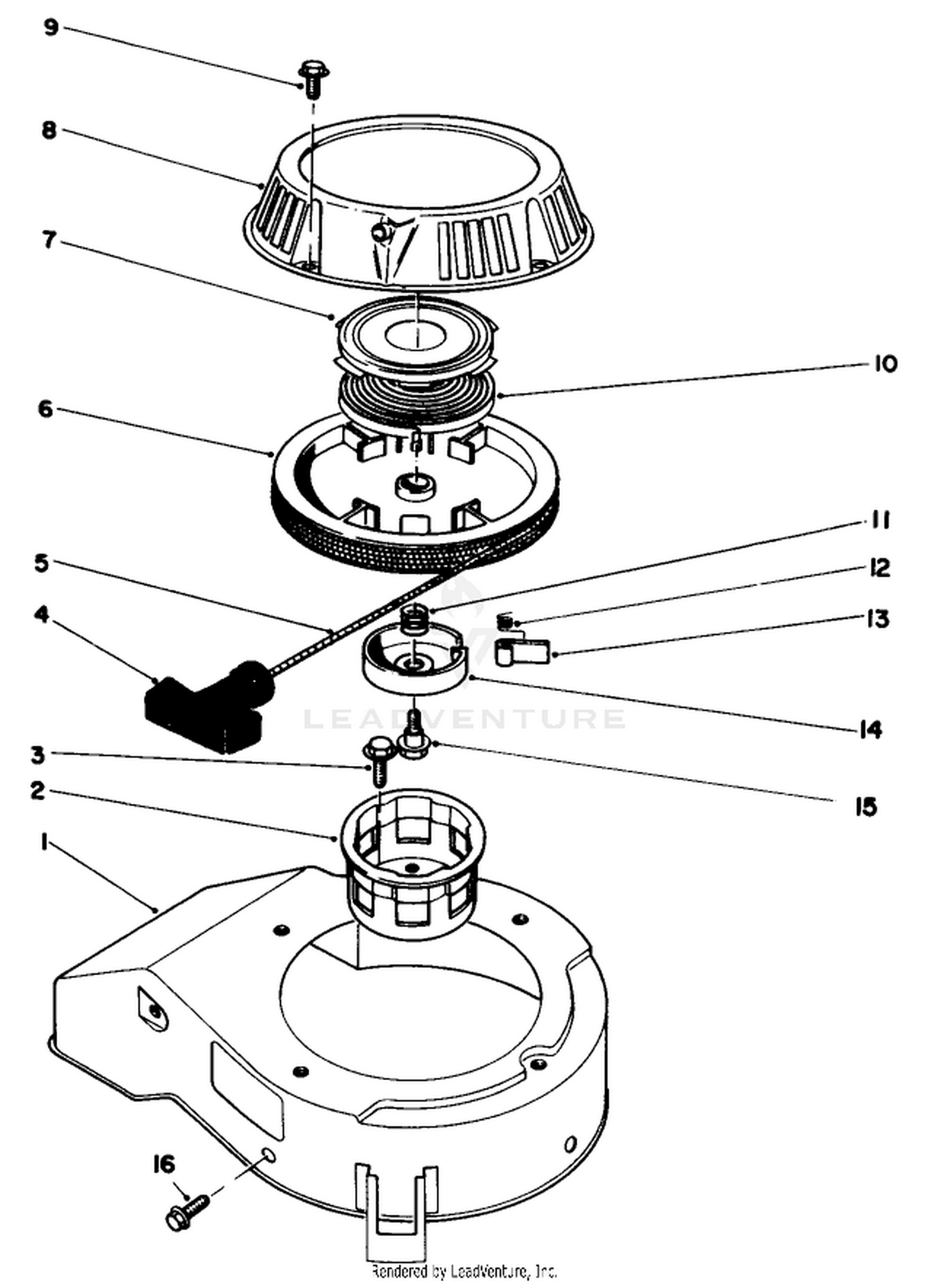 Engine Assembly Model No. 47ph7 (continued) 5