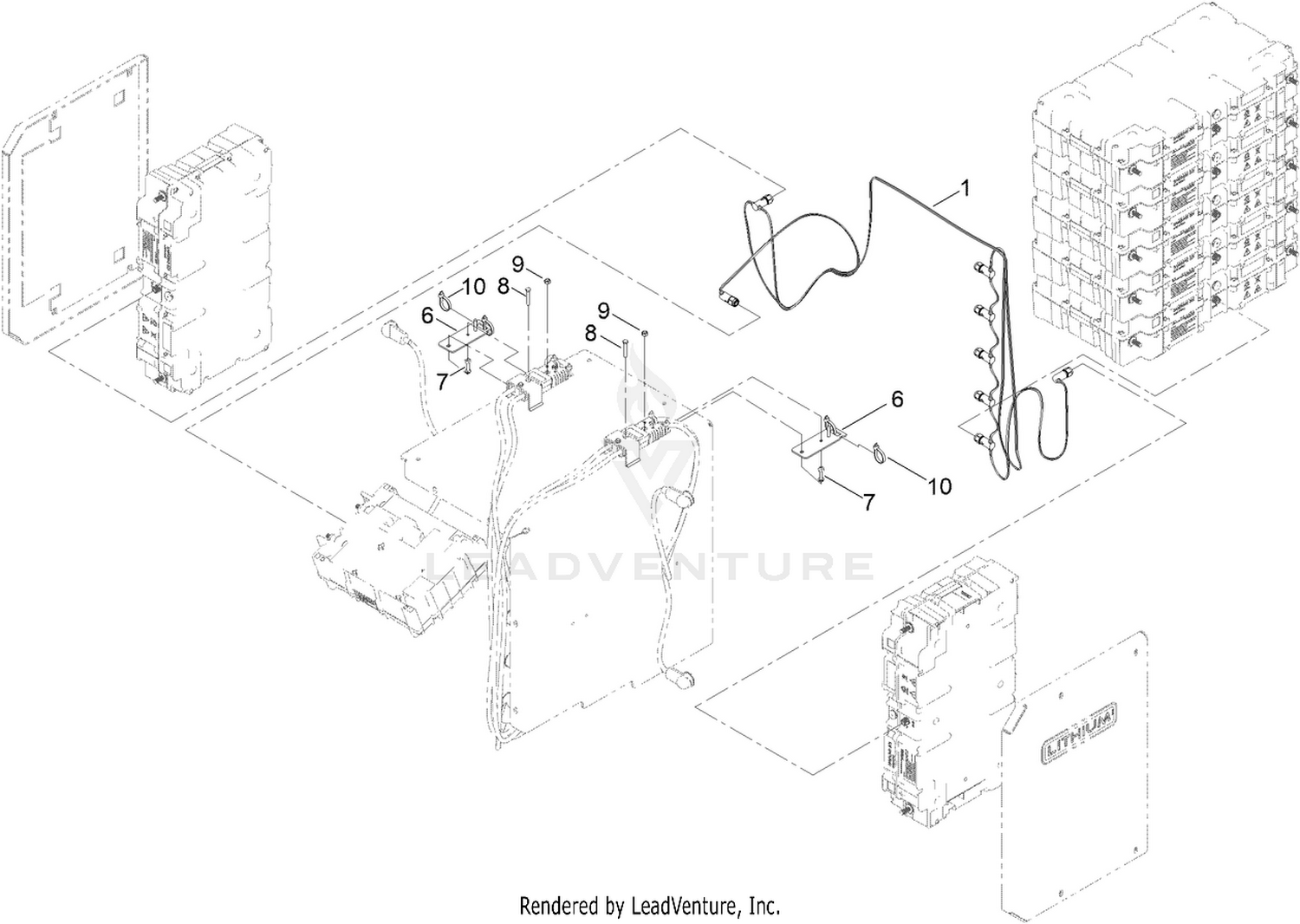 Battery Power Cable Assembly No.144-2560