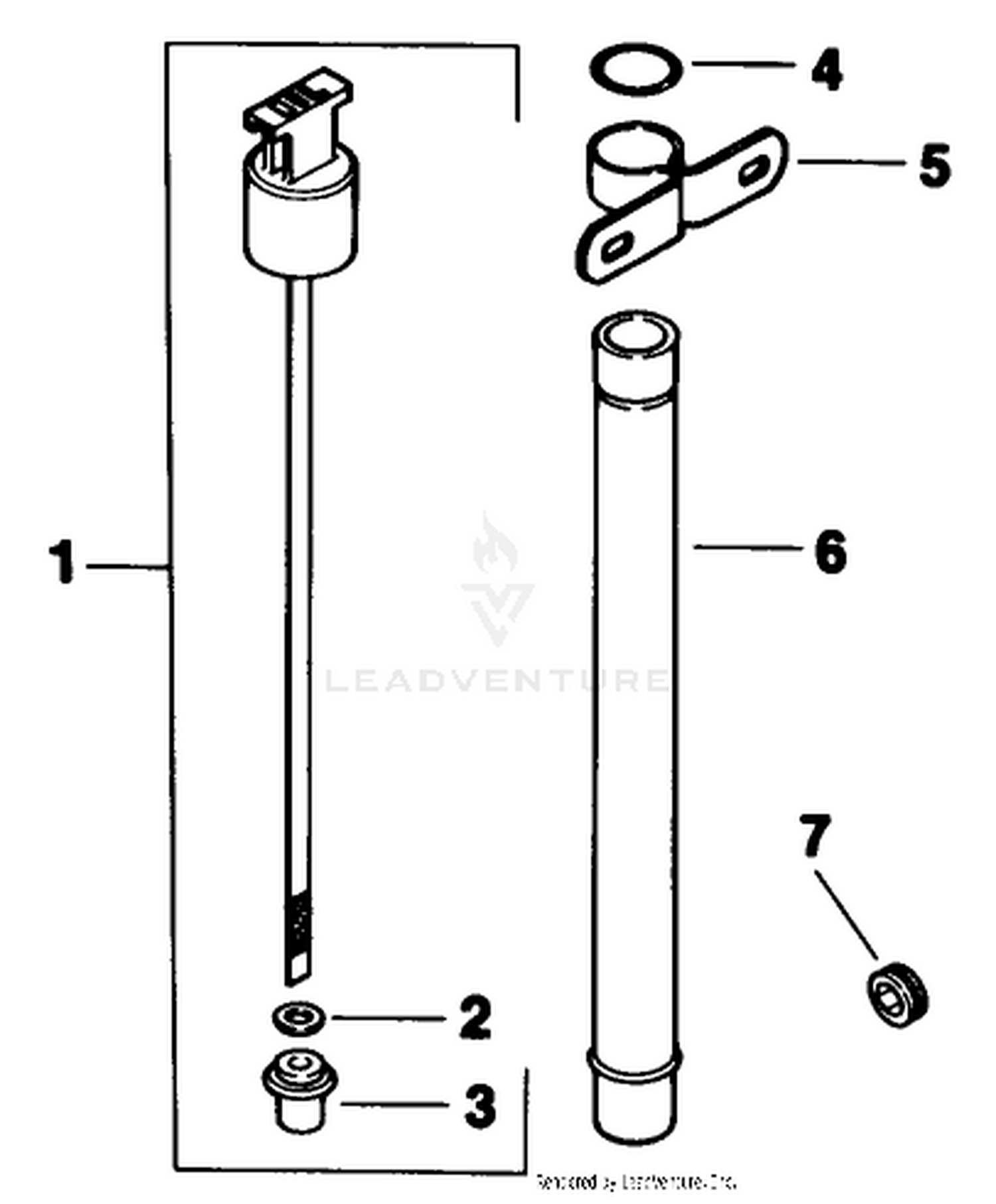 Dipstick-Engine Kohler Model No. Mv16s-Type 56519