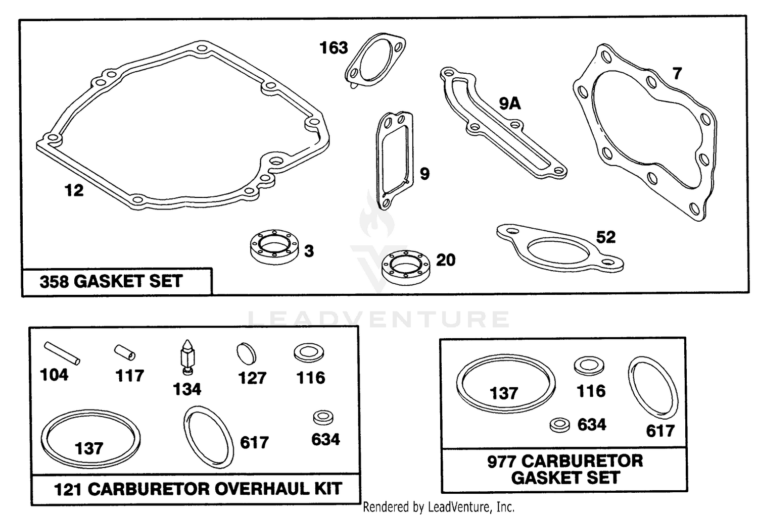 Engine Briggs  Stratton Model 124702-3115-01 8