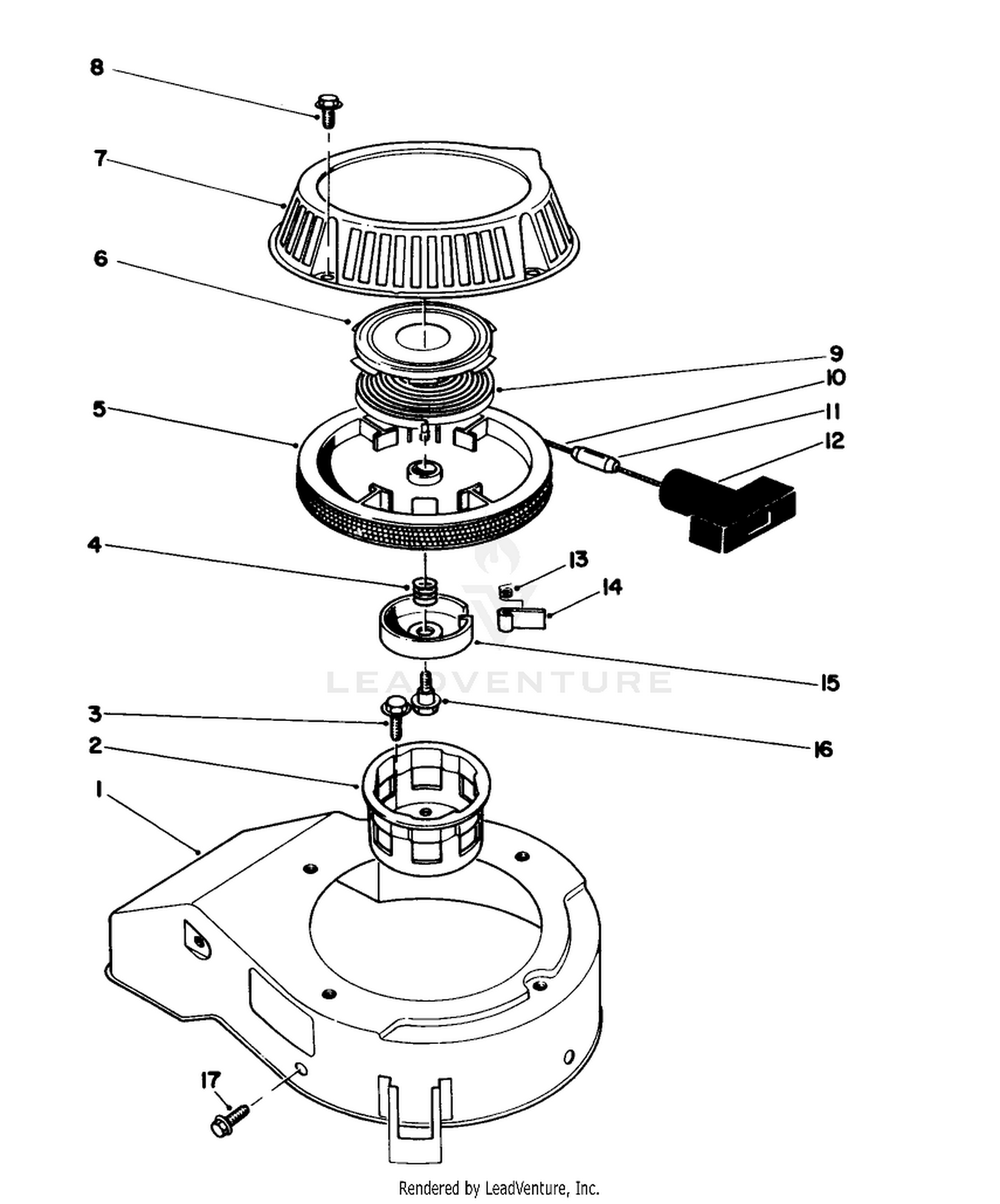 Recoil Assembly (model No. 47ph7)