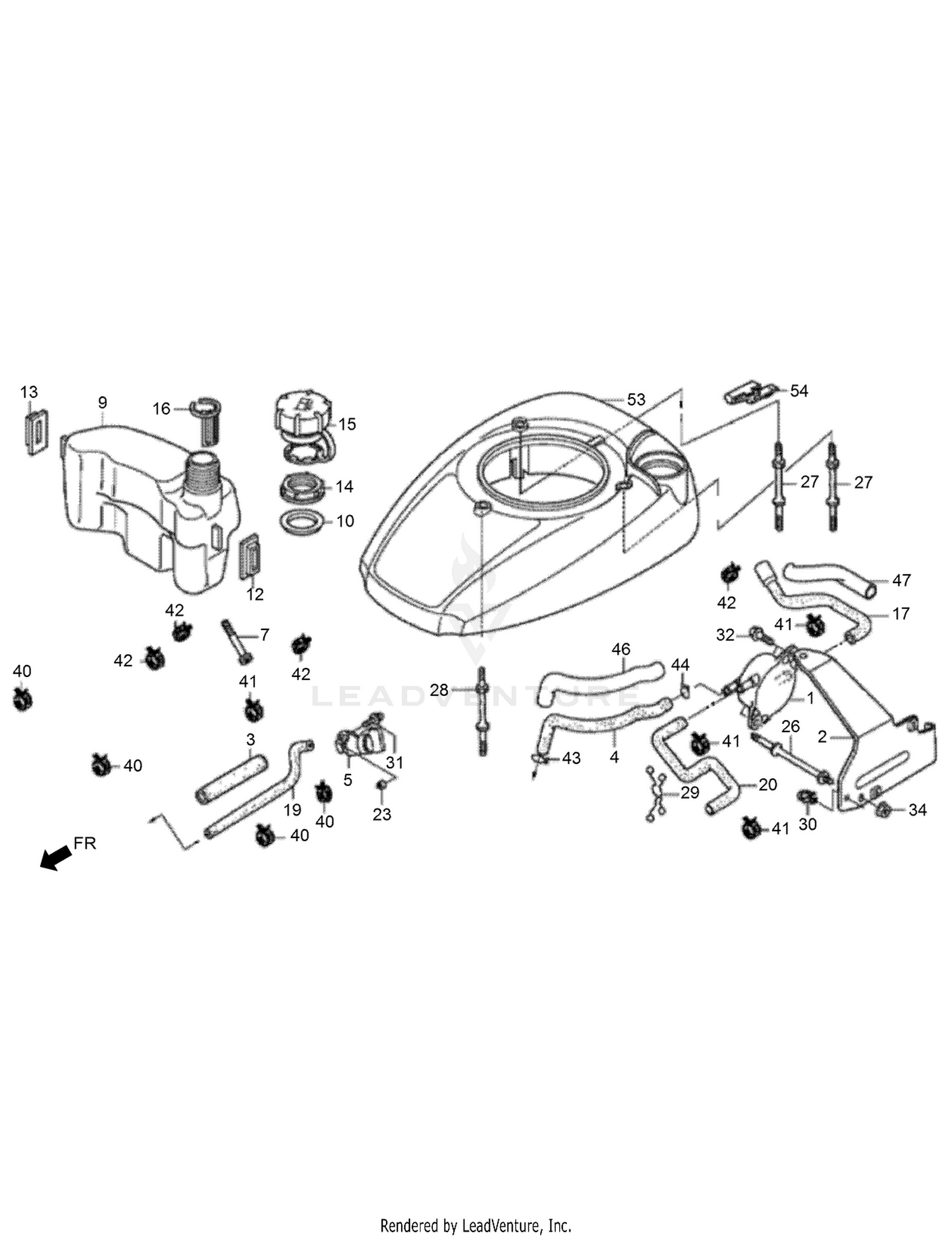 Fuel Tank and Fuel Pump Assembly