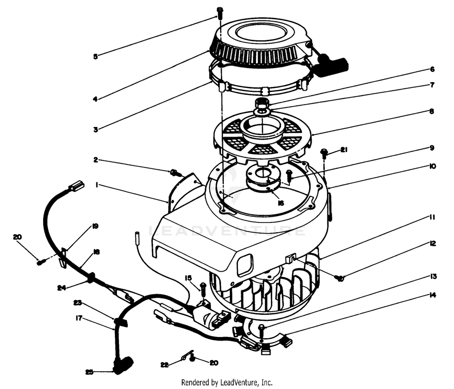 Recoil  Flywheel Assembly