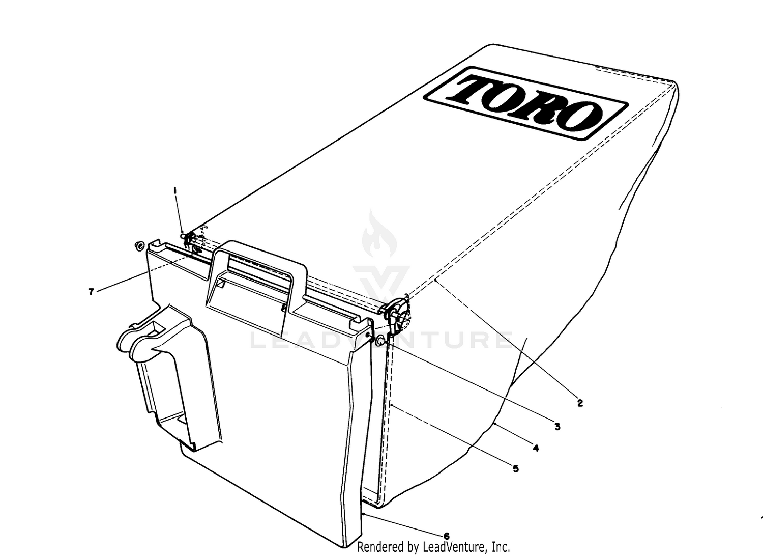 Grass Bag Assembly No. 128859