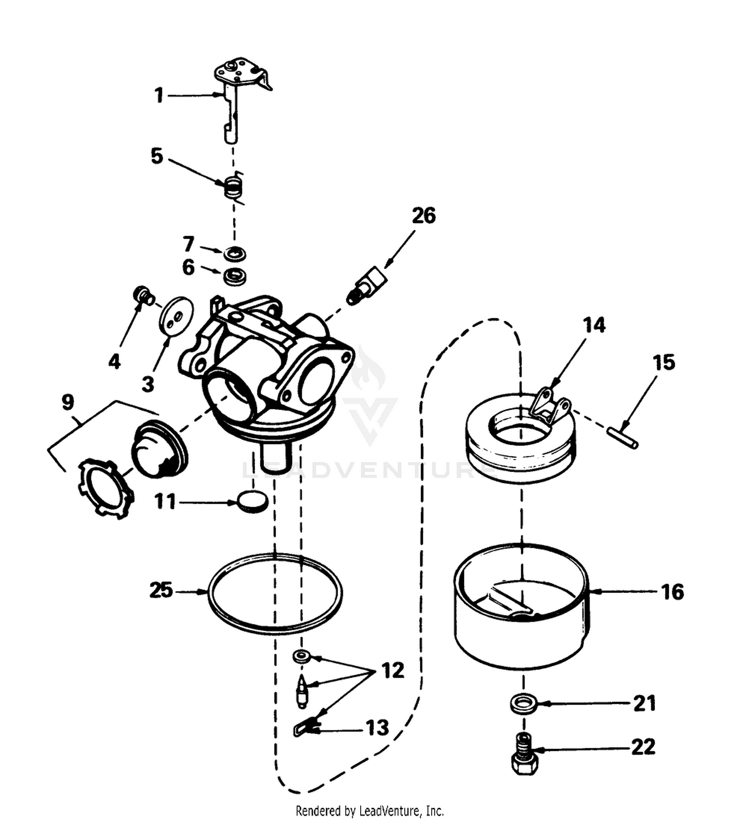 Carburetor No. 632098